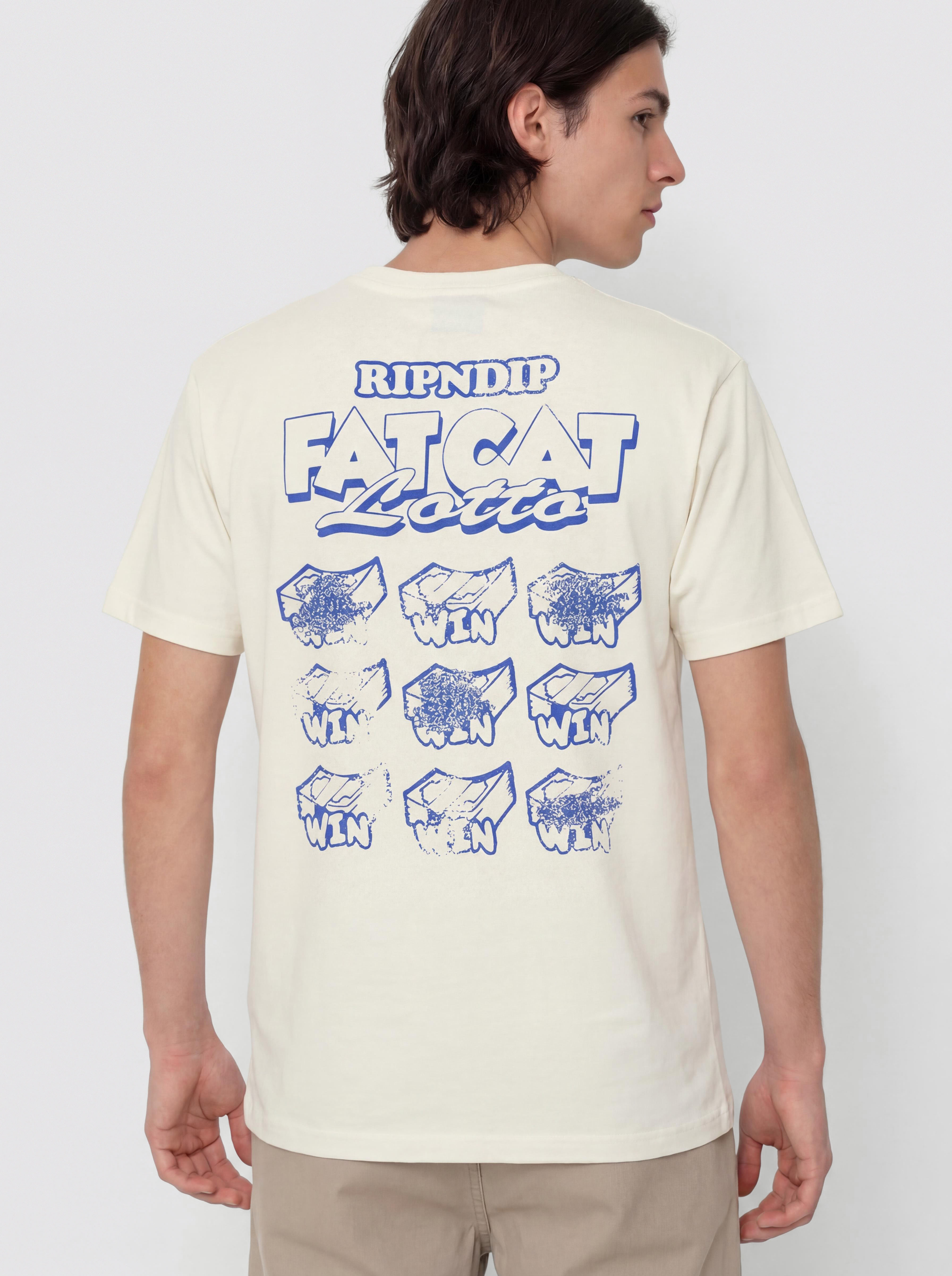 Футболка RipNDip Fat Cat (bone)