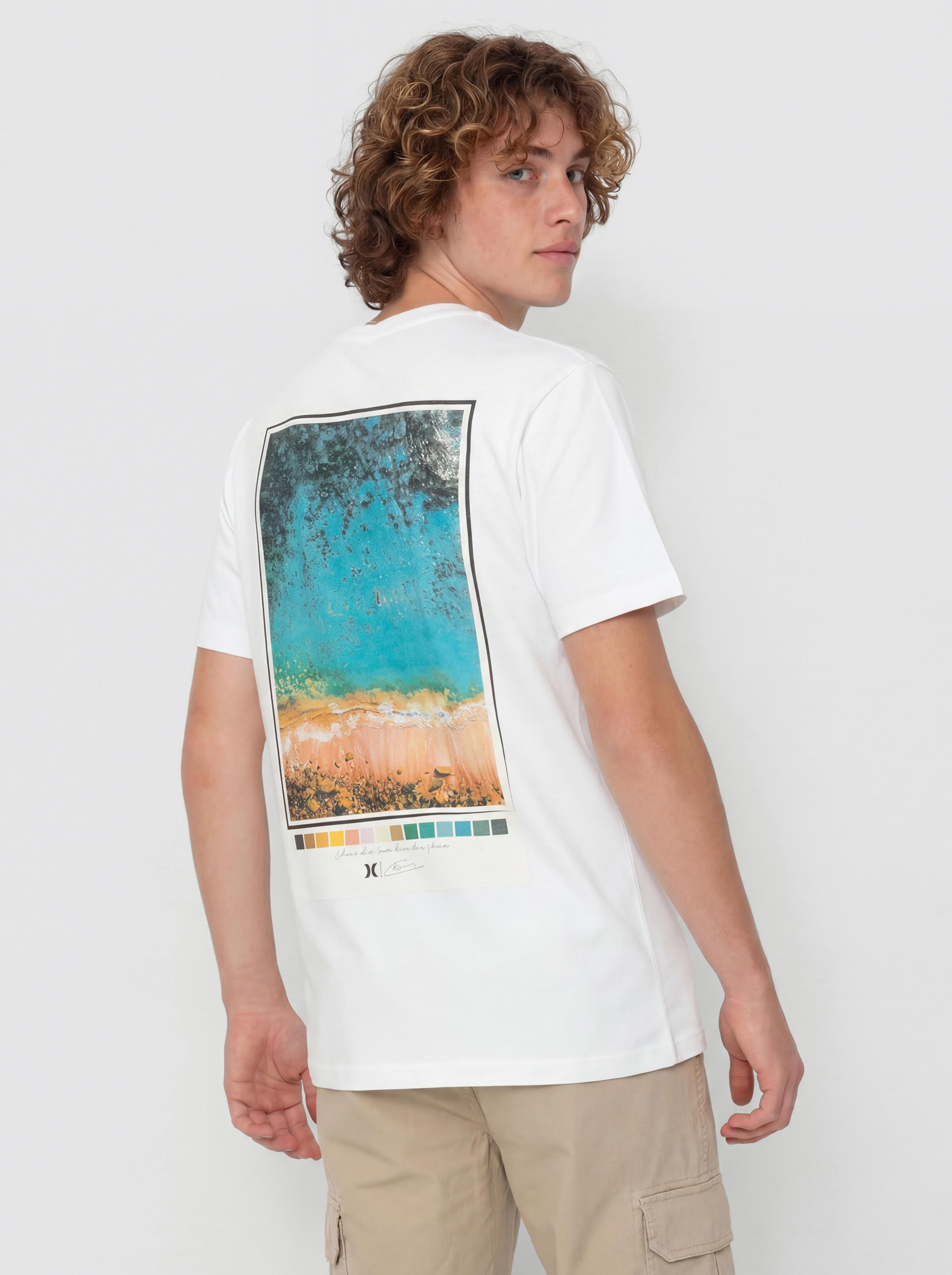 Футболка Hurley Helio Indonesia Photo (white)