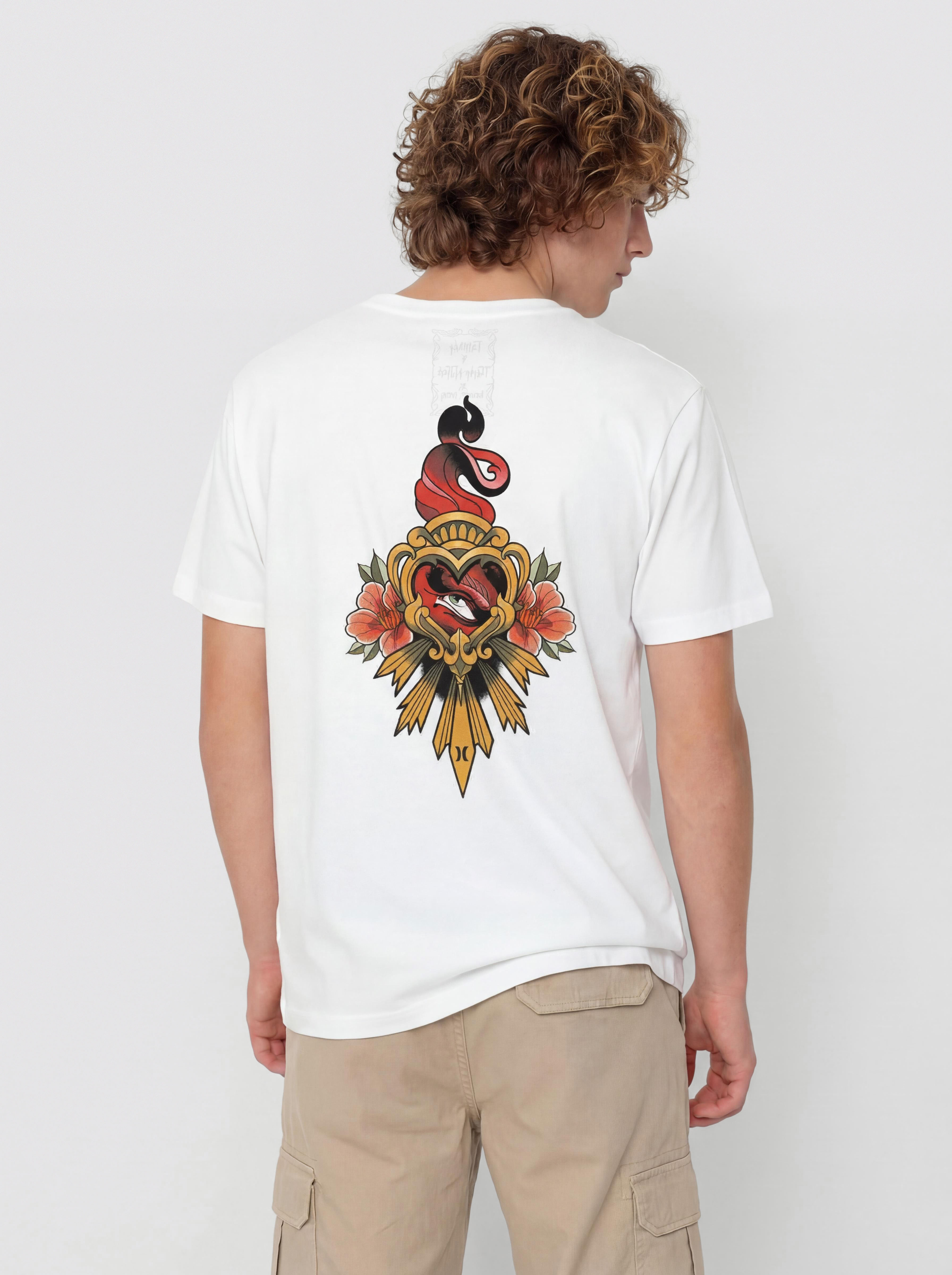 Футболка Hurley Tattoo Trudy Heart (white)