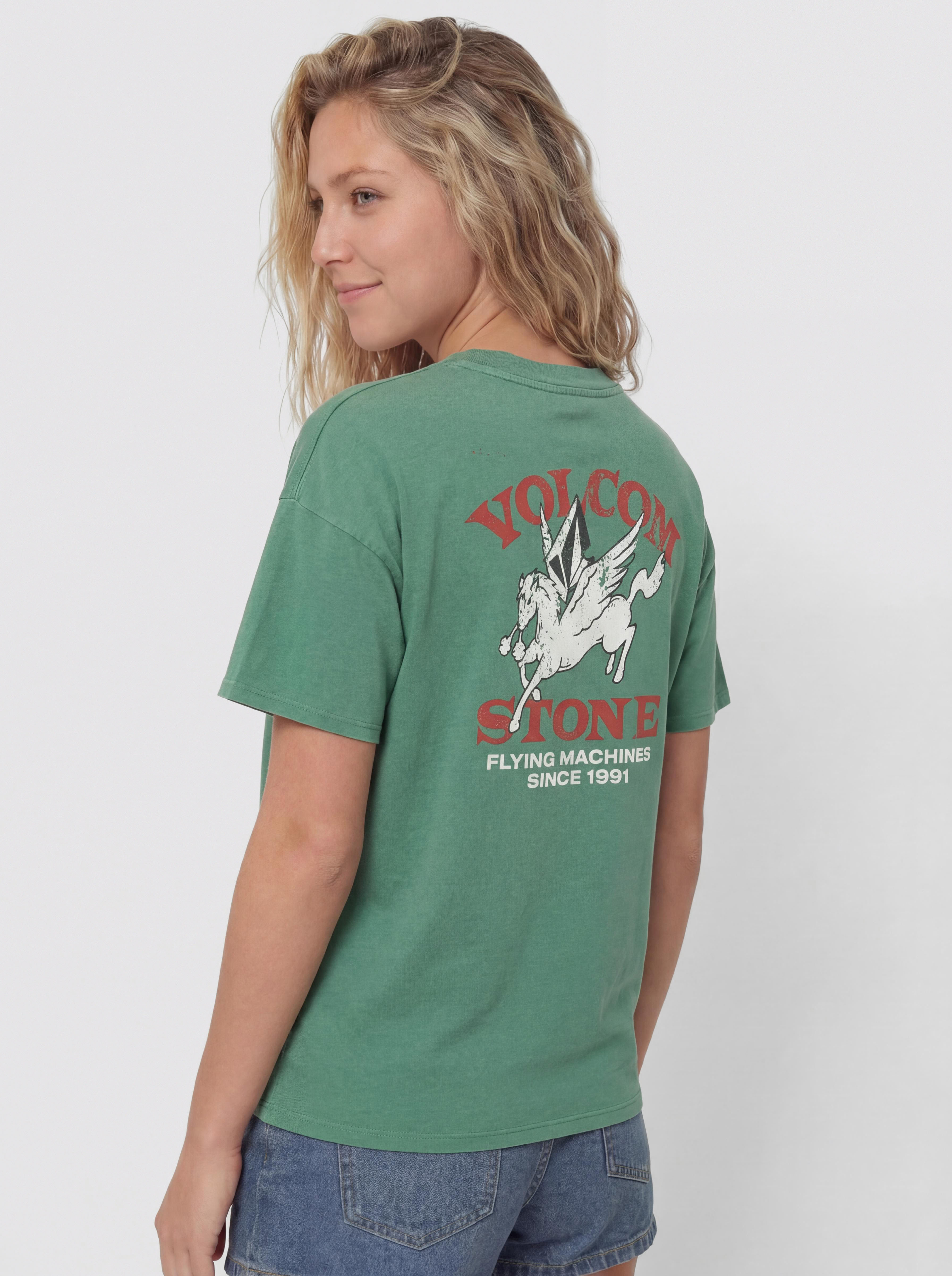 Футболка Volcom Voltrip Wmn (evergreen)