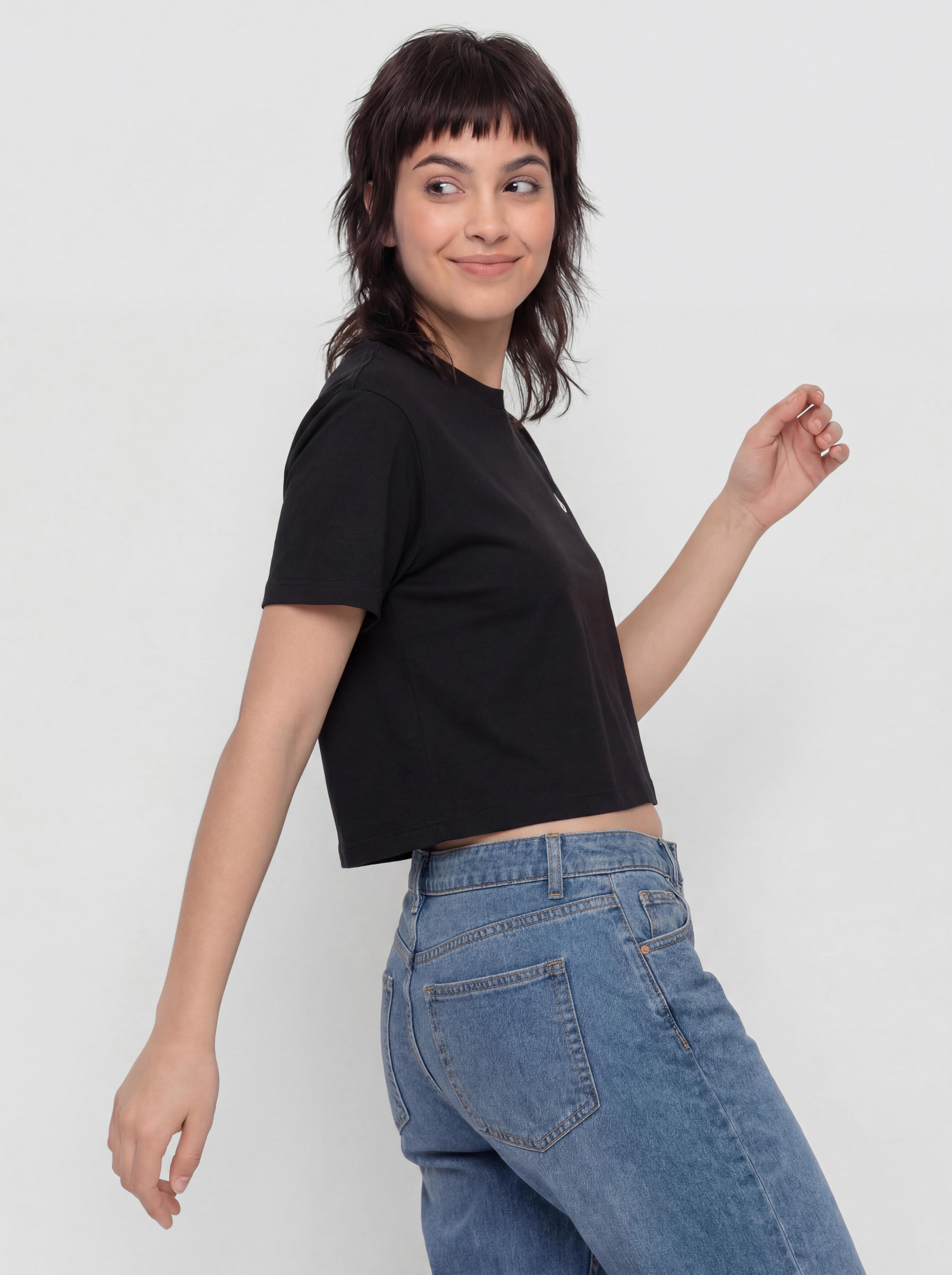 Футболка Volcom Stone Blanks Up Wmn (black)