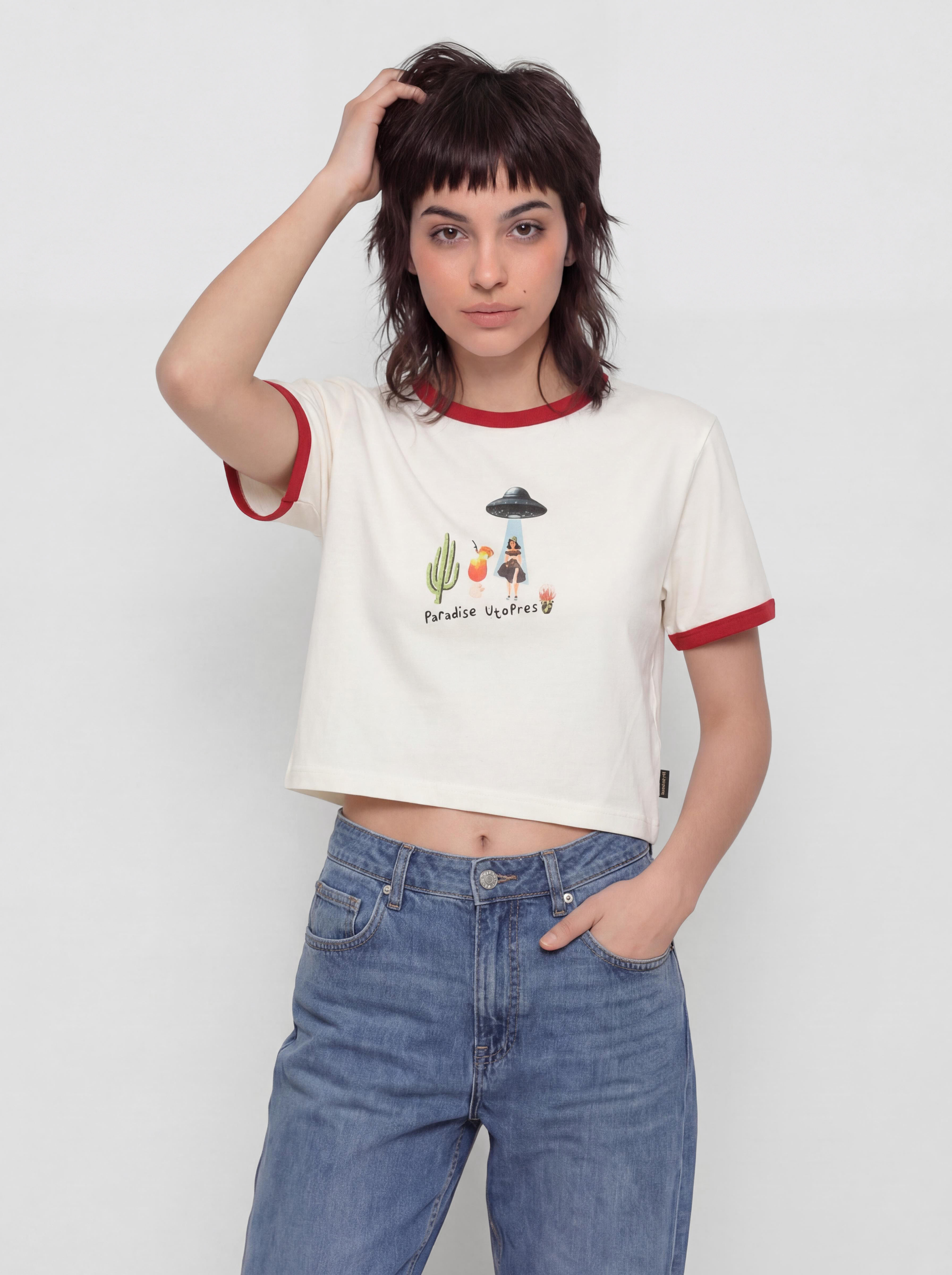 Футболка Volcom Fa Mickey Mason Wmn (off white)