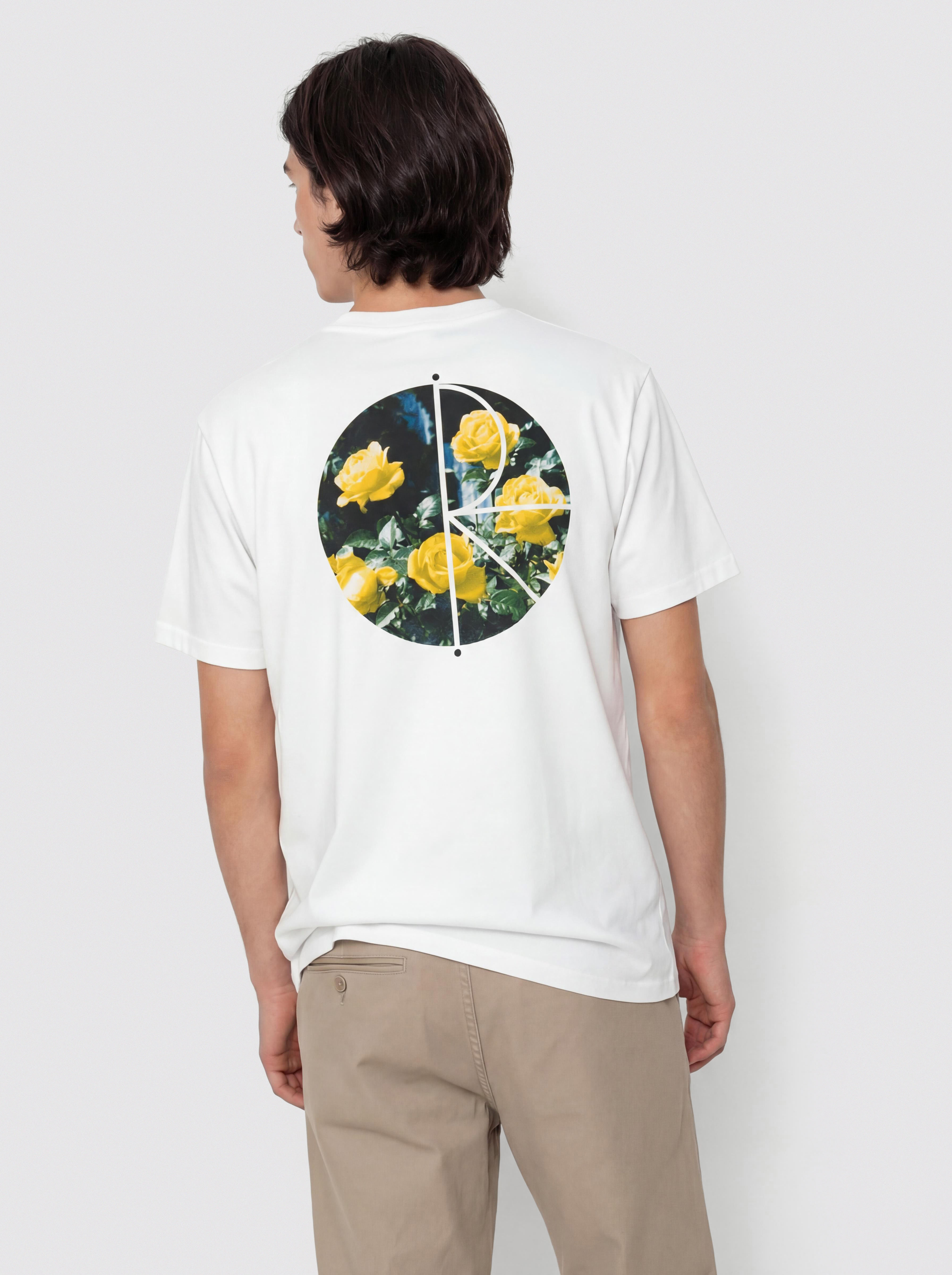 Футболка Polar Skate Fill Logo Martas Roses (white)