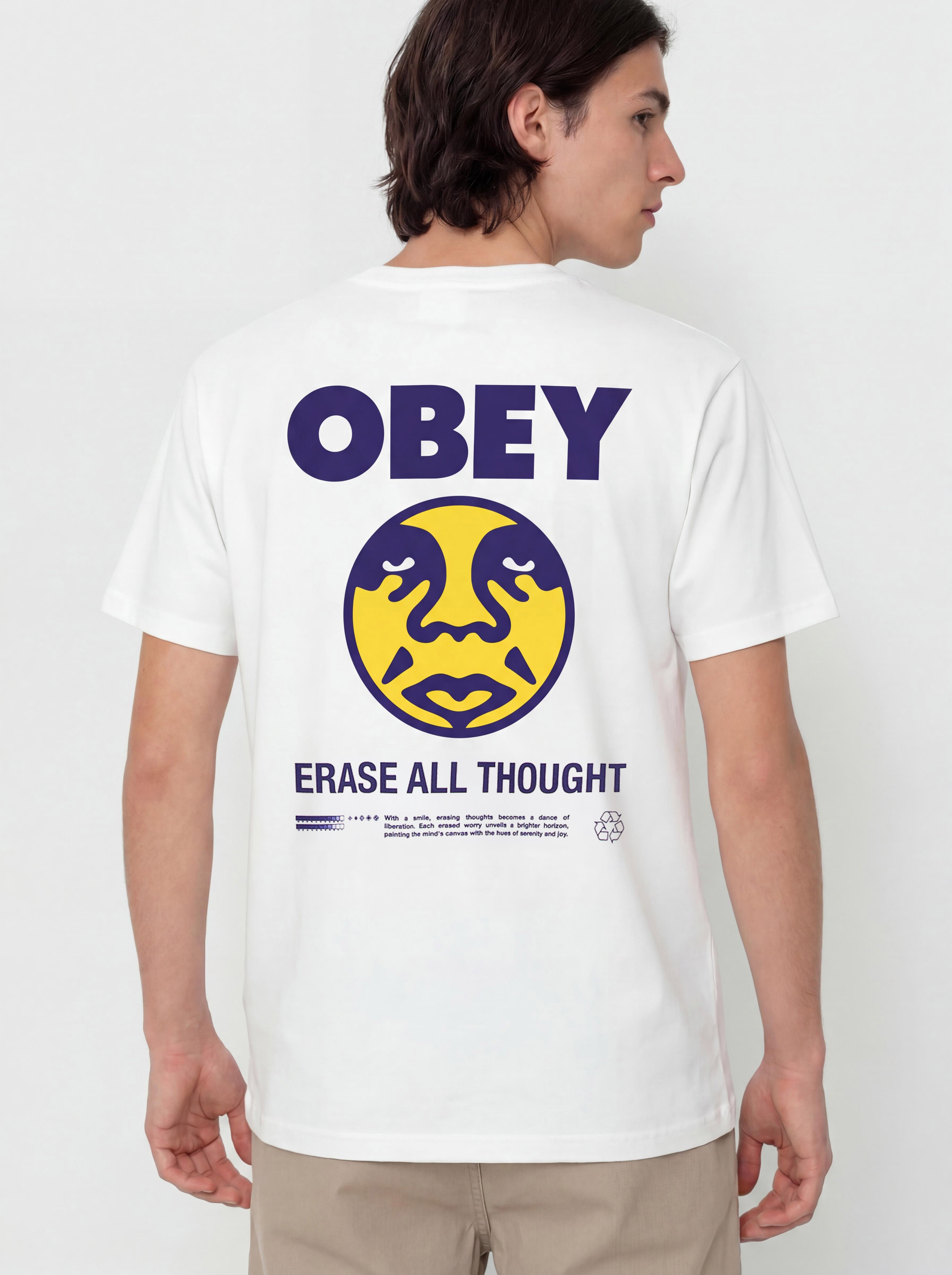 Футболка OBEY Obey Erase All Thought (white)