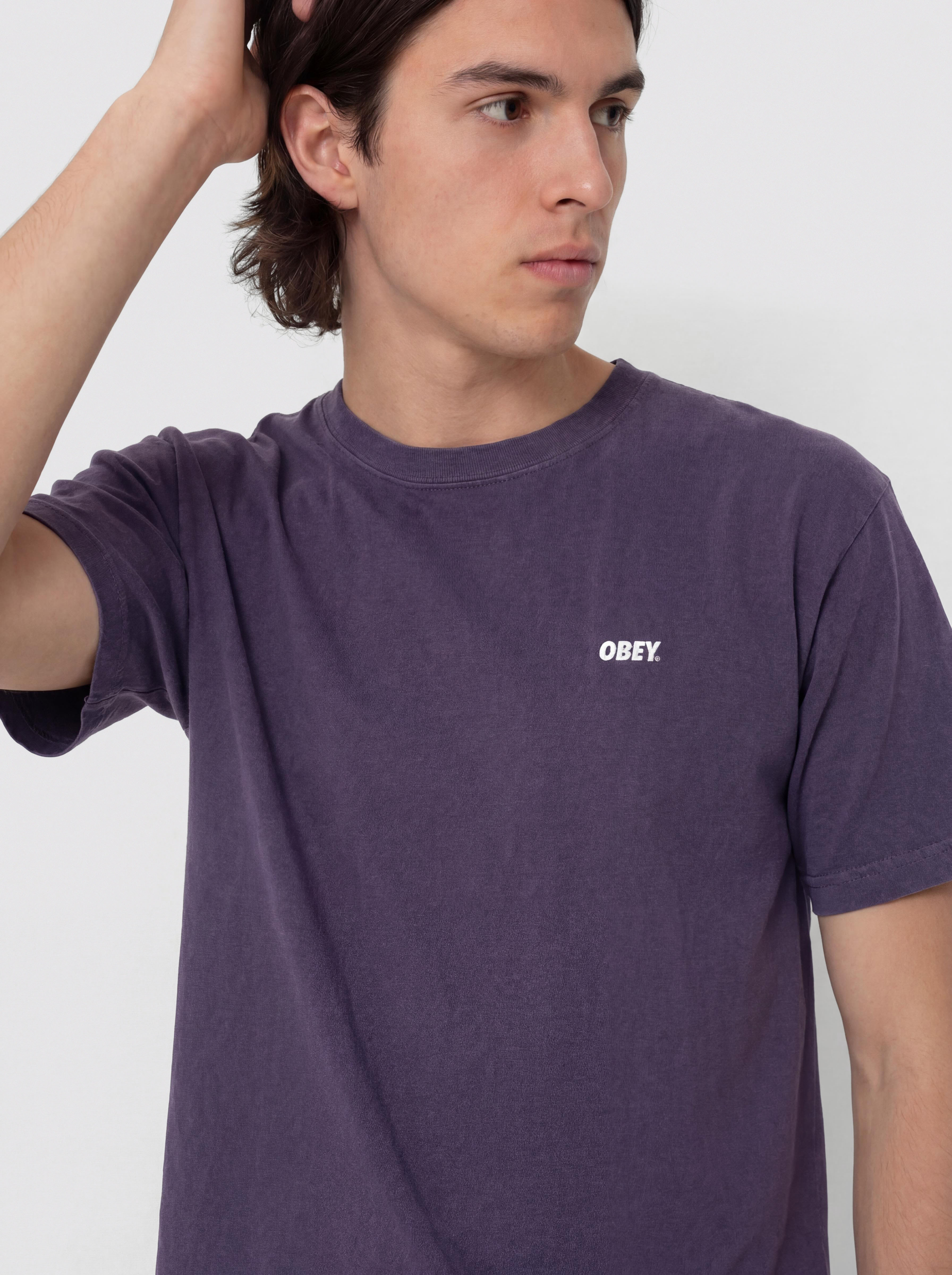 Футболка OBEY Bold Icon Face (pigment purple velvet)