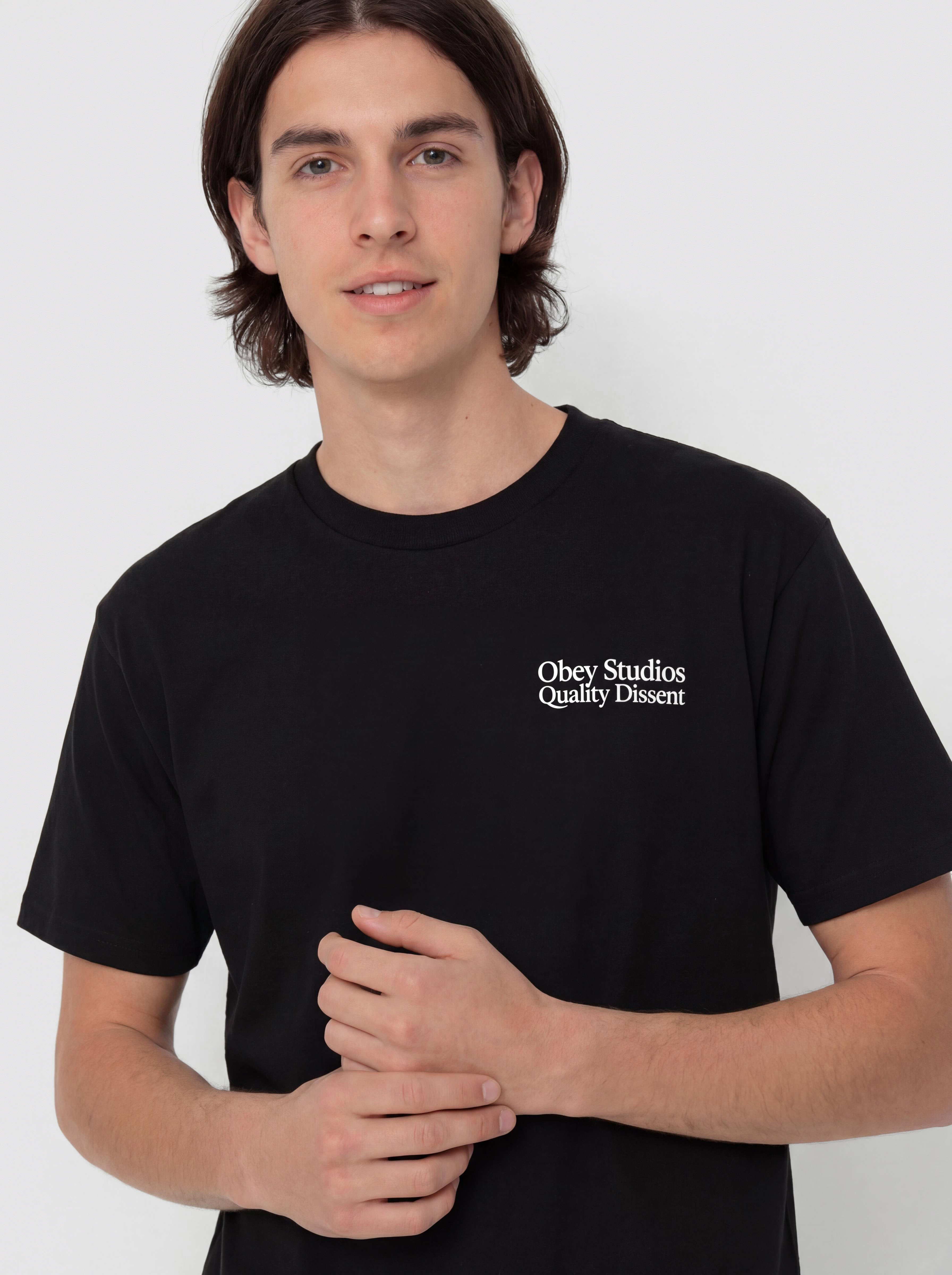 Футболка OBEY Studios Quality Dissent (black)