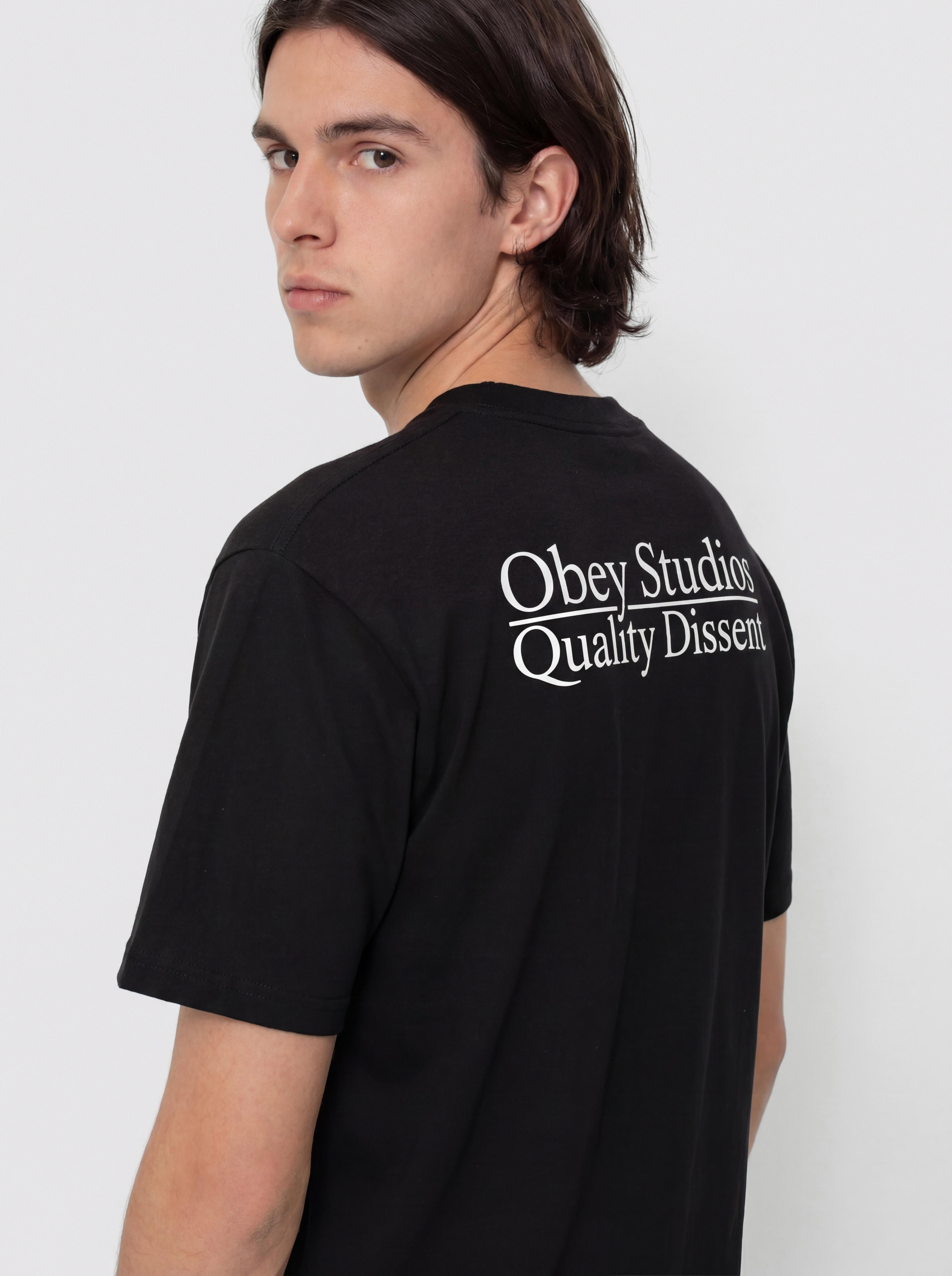 Футболка OBEY Studios Quality Dissent (black)