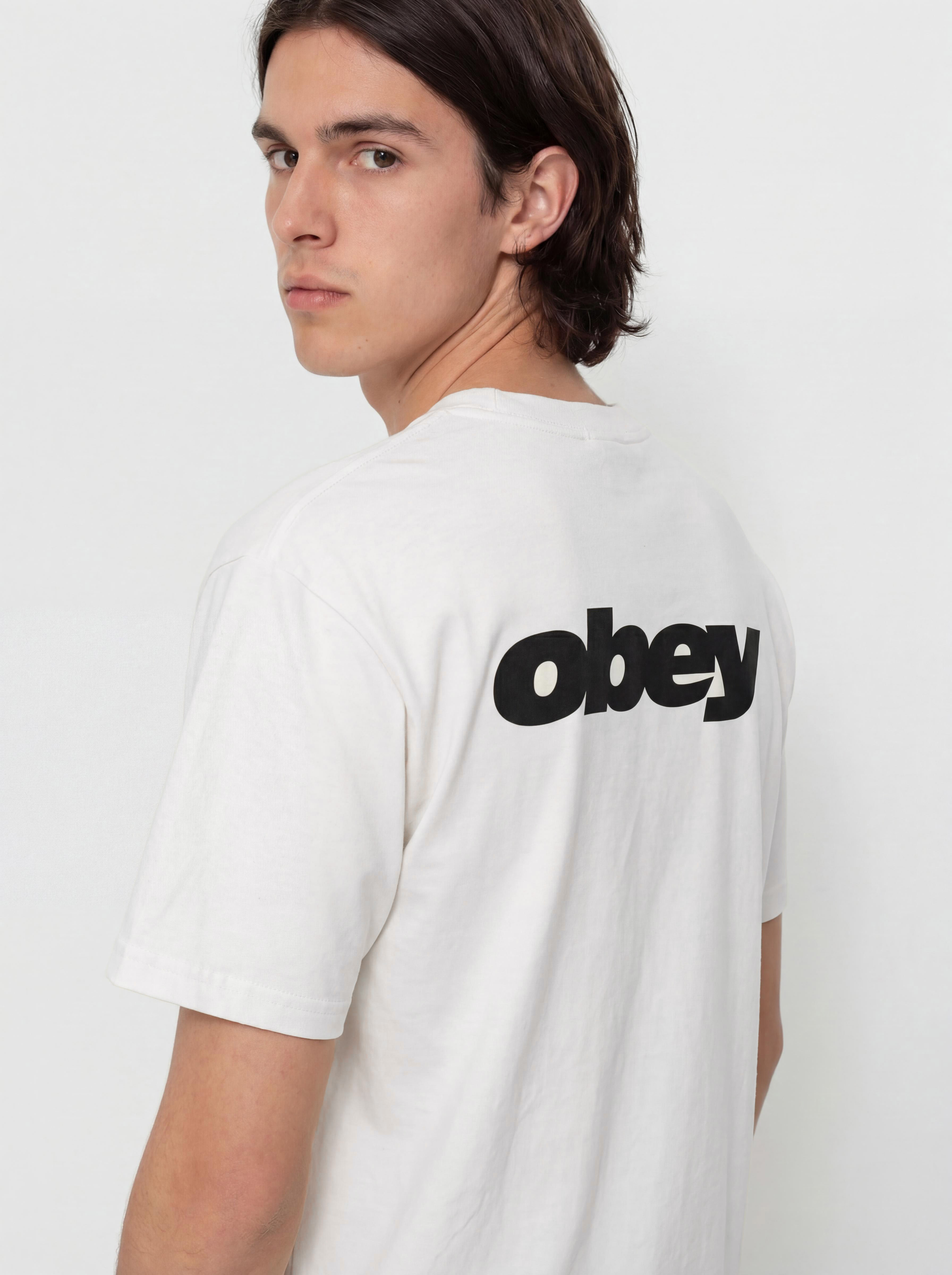 Футболка OBEY Bounce (pigment vintage white)