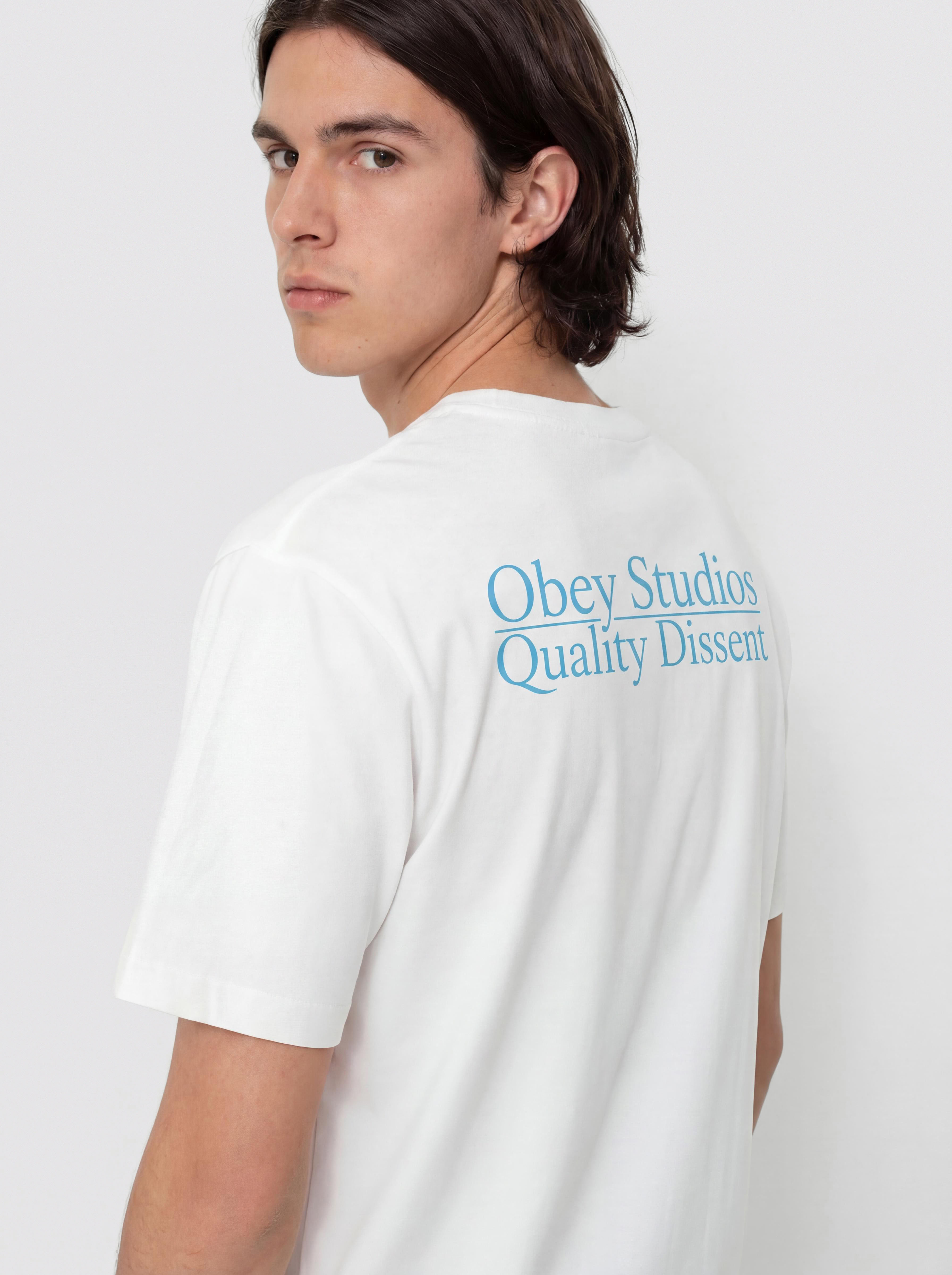 Футболка OBEY Studios Quality Dissent (white)