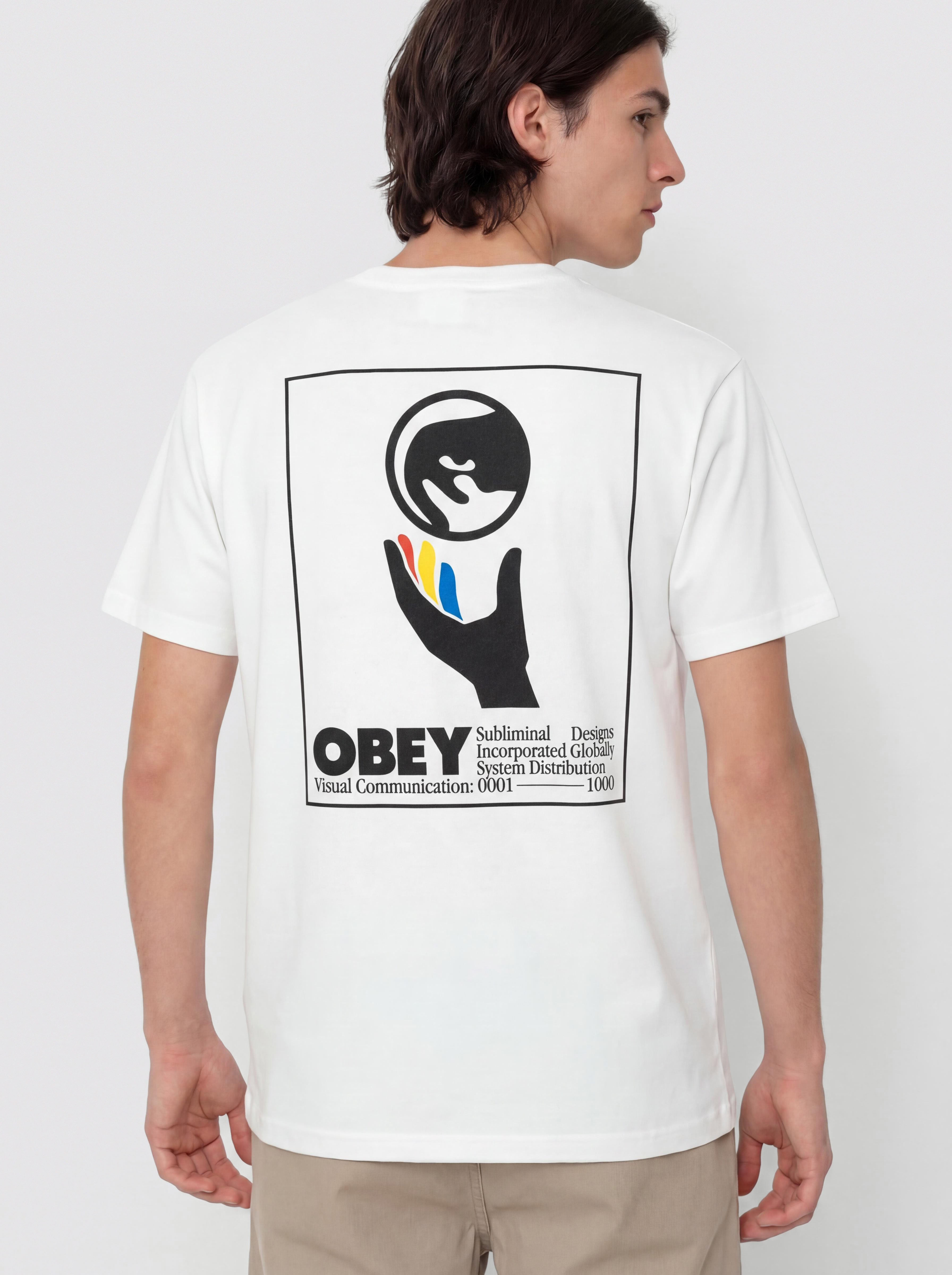 Футболка OBEY Global Systems (white)