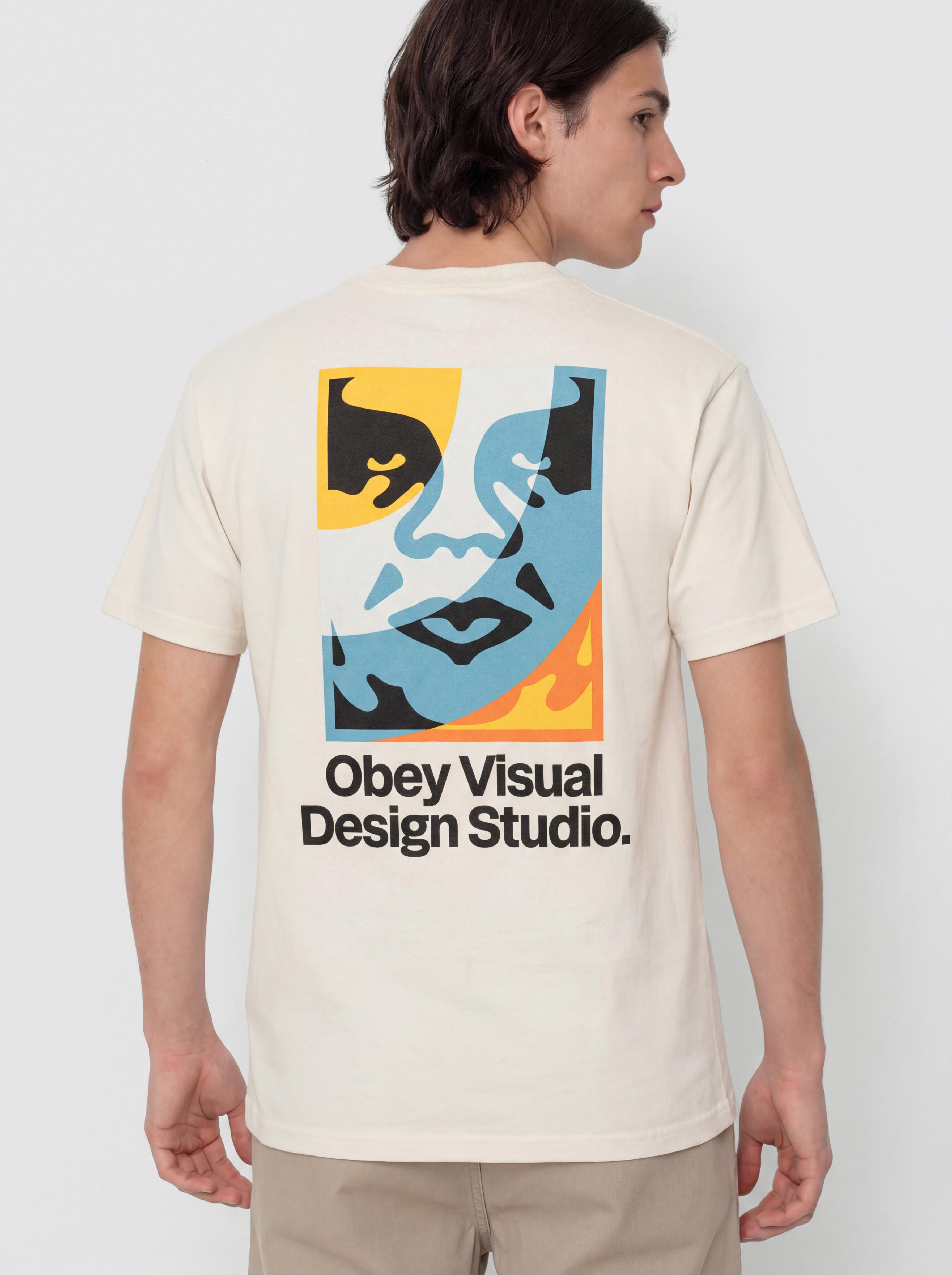 Футболка OBEY Visual Design Studio (cream)