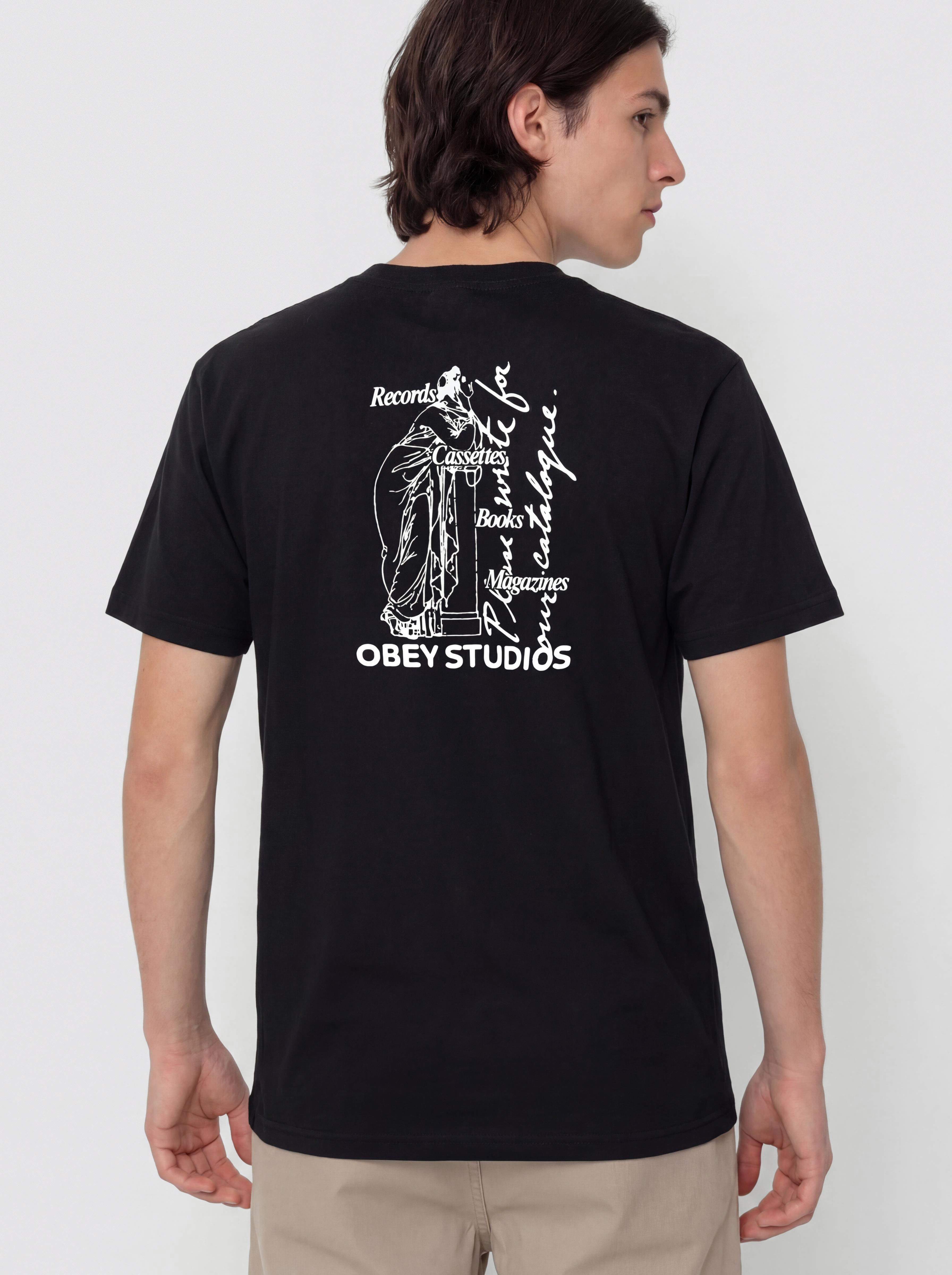 Футболка OBEY Studios Catalogue (black)