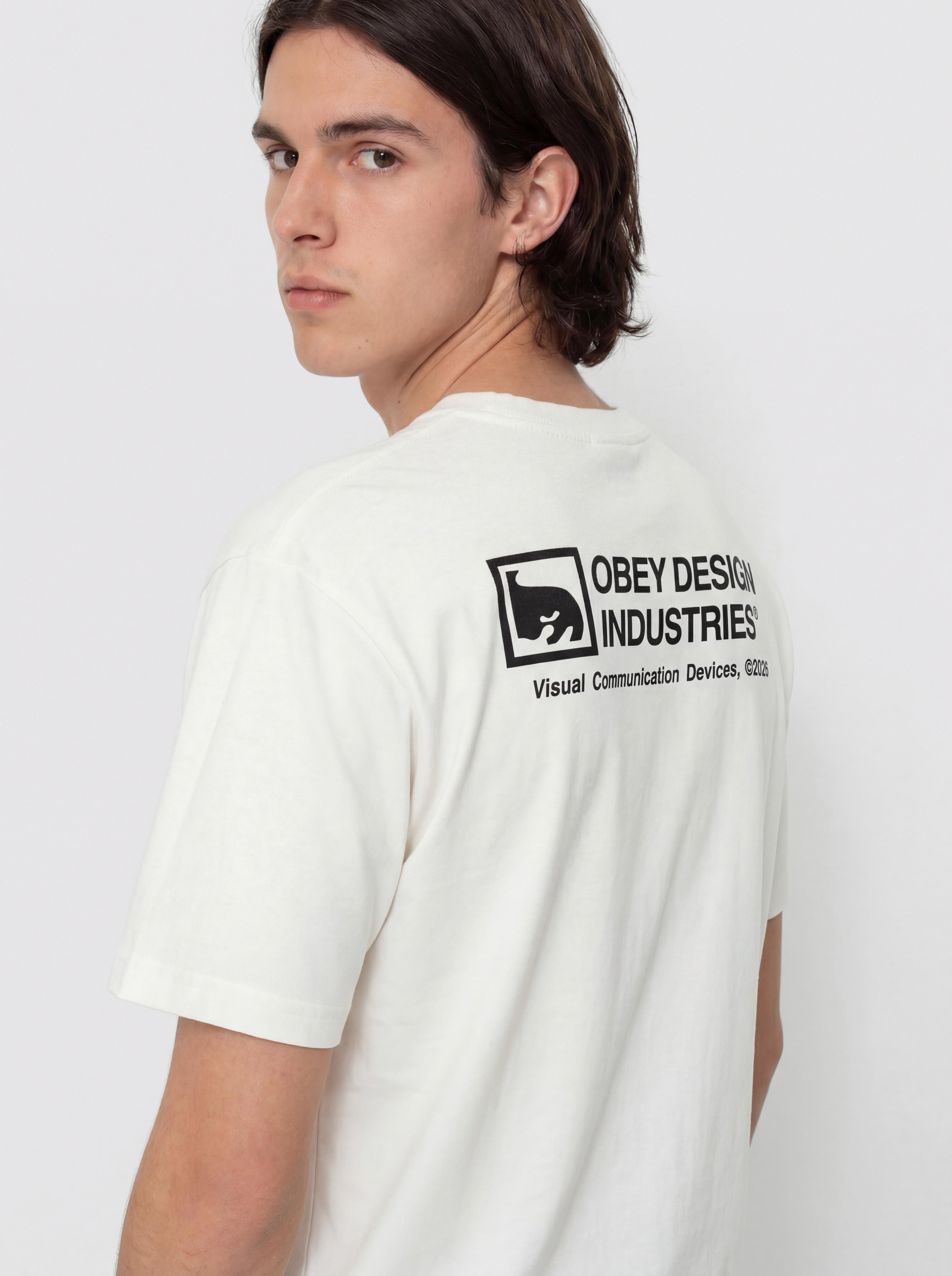 Футболка OBEY Devices (pigment vintage white)