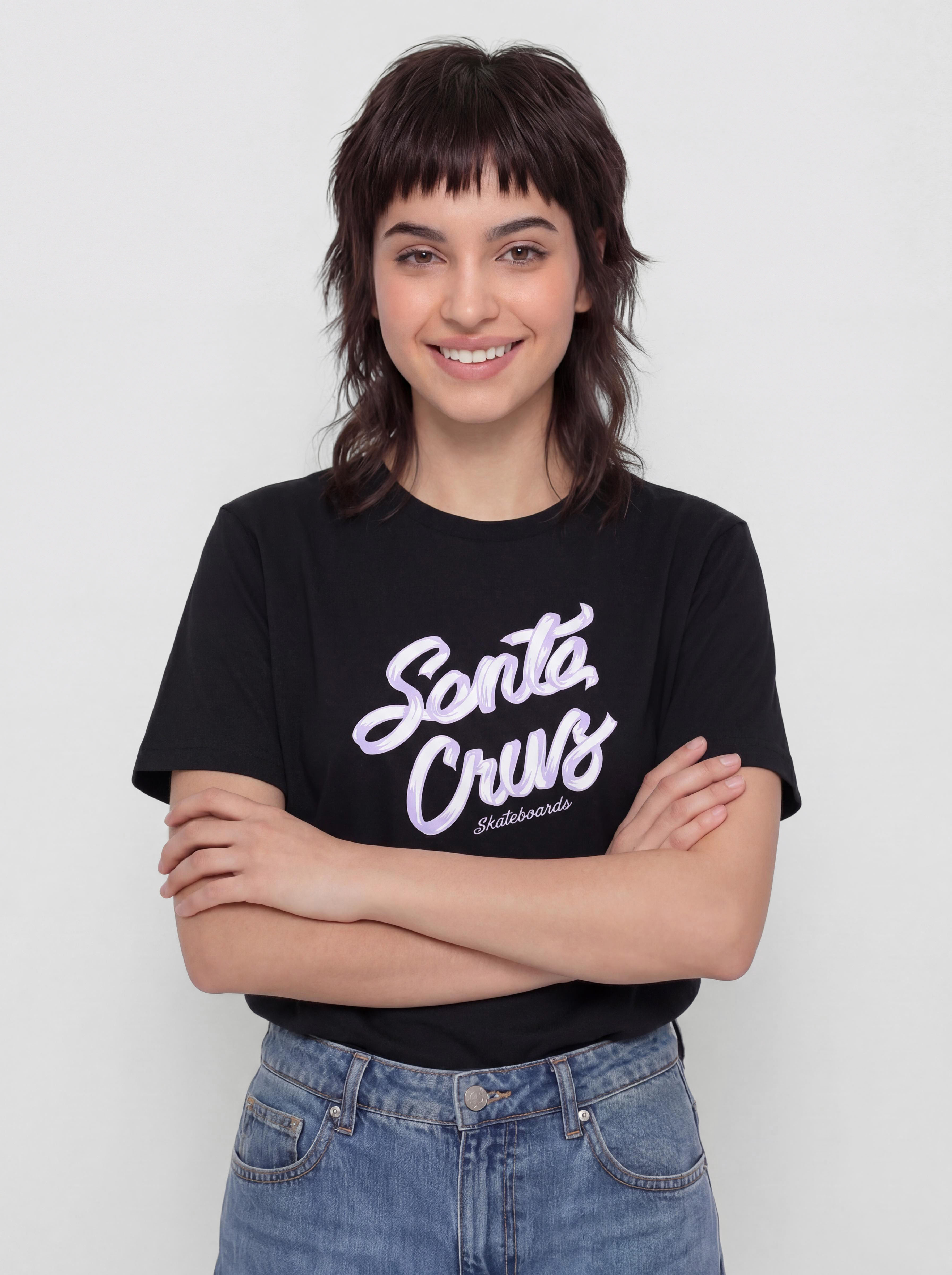 Футболка Santa Cruz Ribbon Script Front Wmn