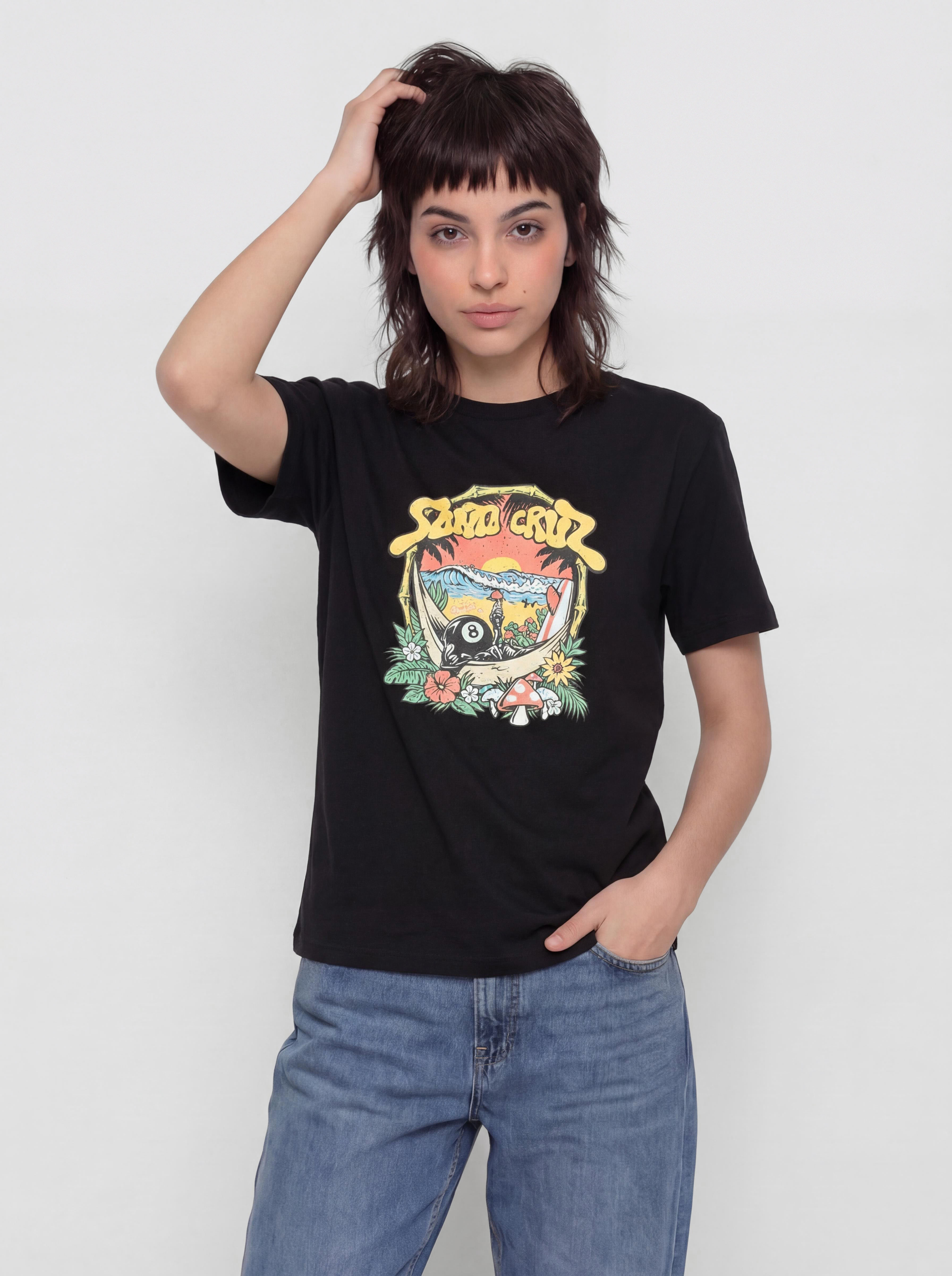 Футболка Santa Cruz Winkowski 8Baller Trip Front Wmn (black)