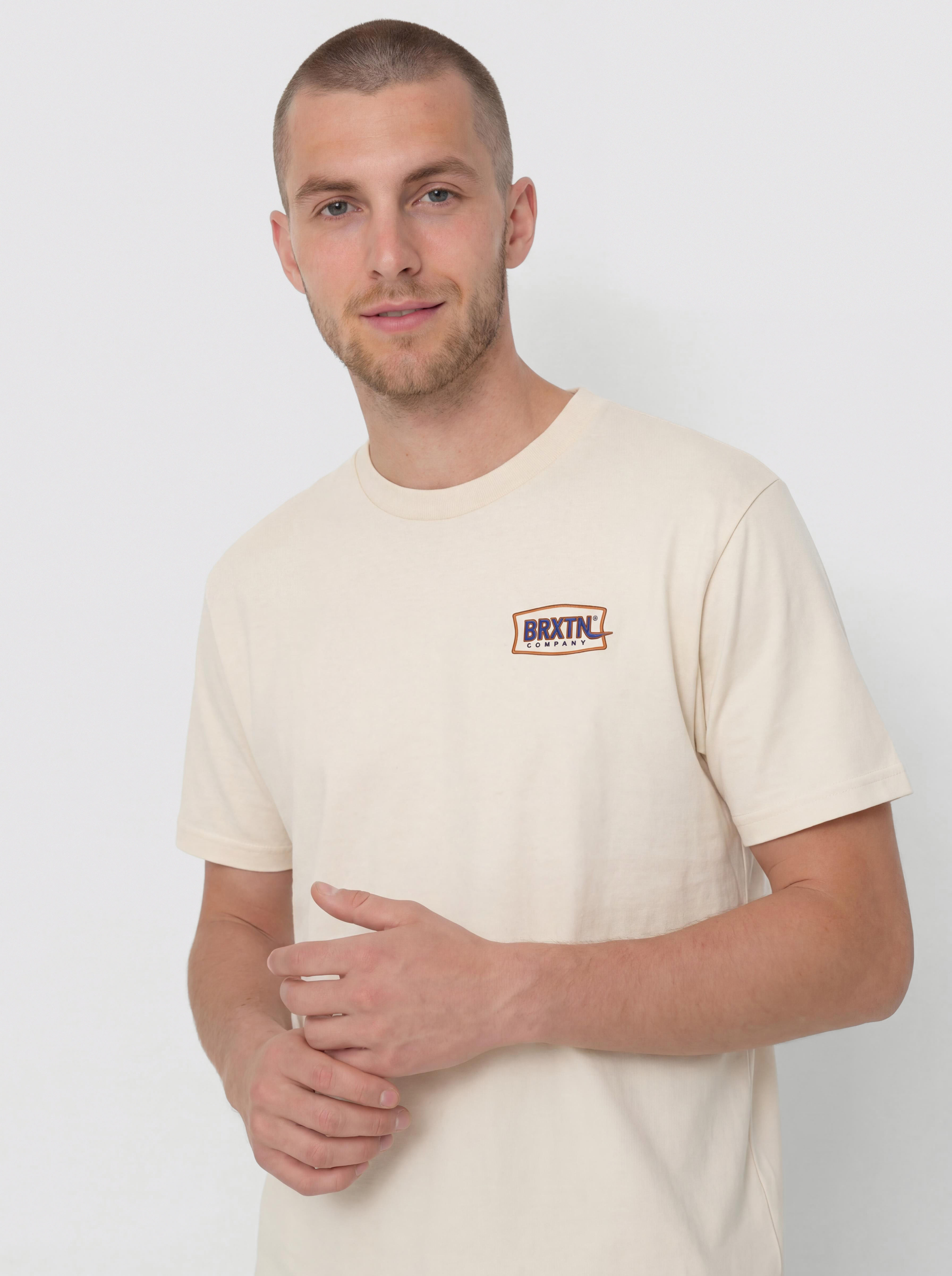 Футболка Brixton Lightning Std (cream)