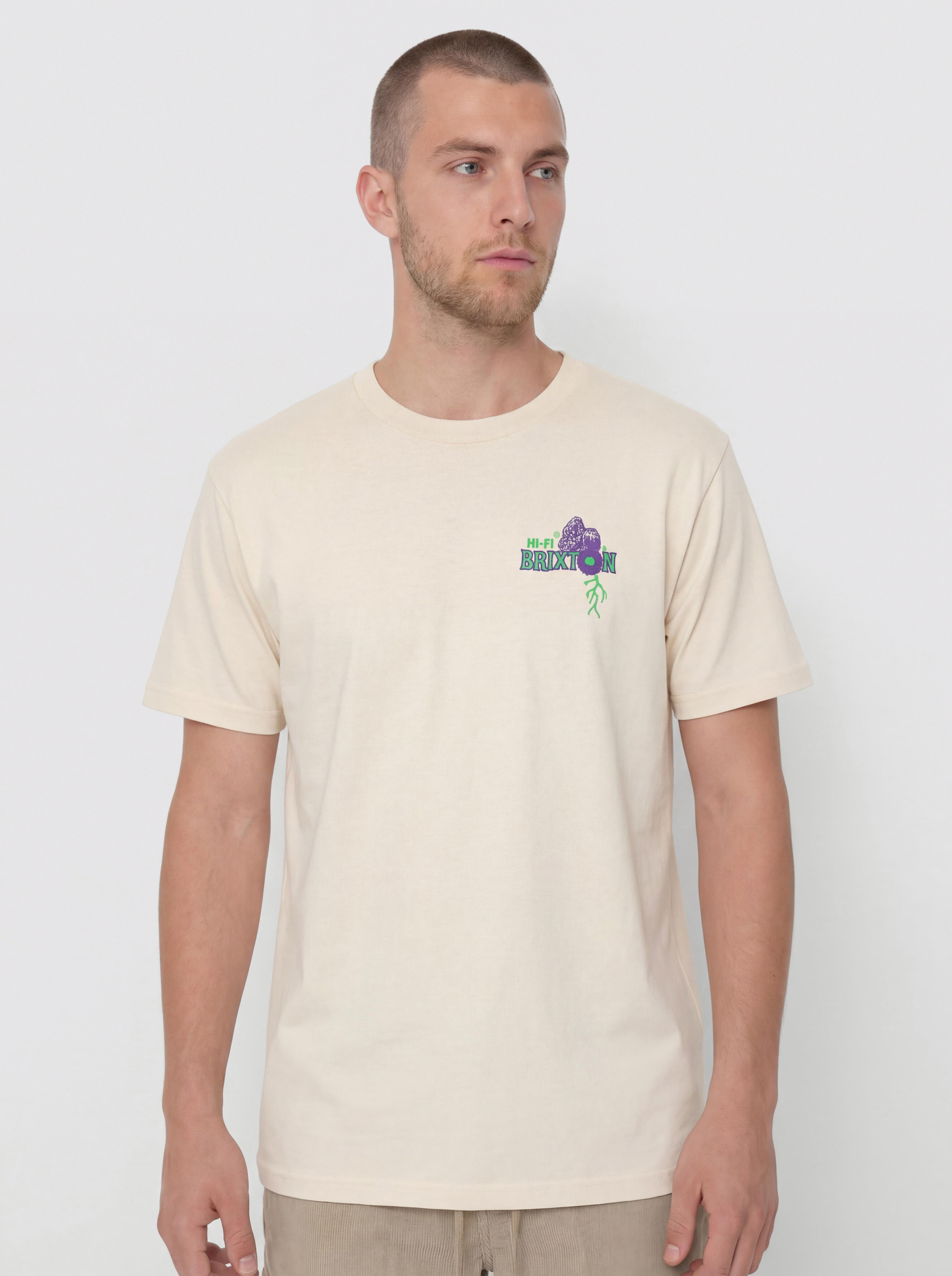 Футболка Brixton Maddox Std (cream)