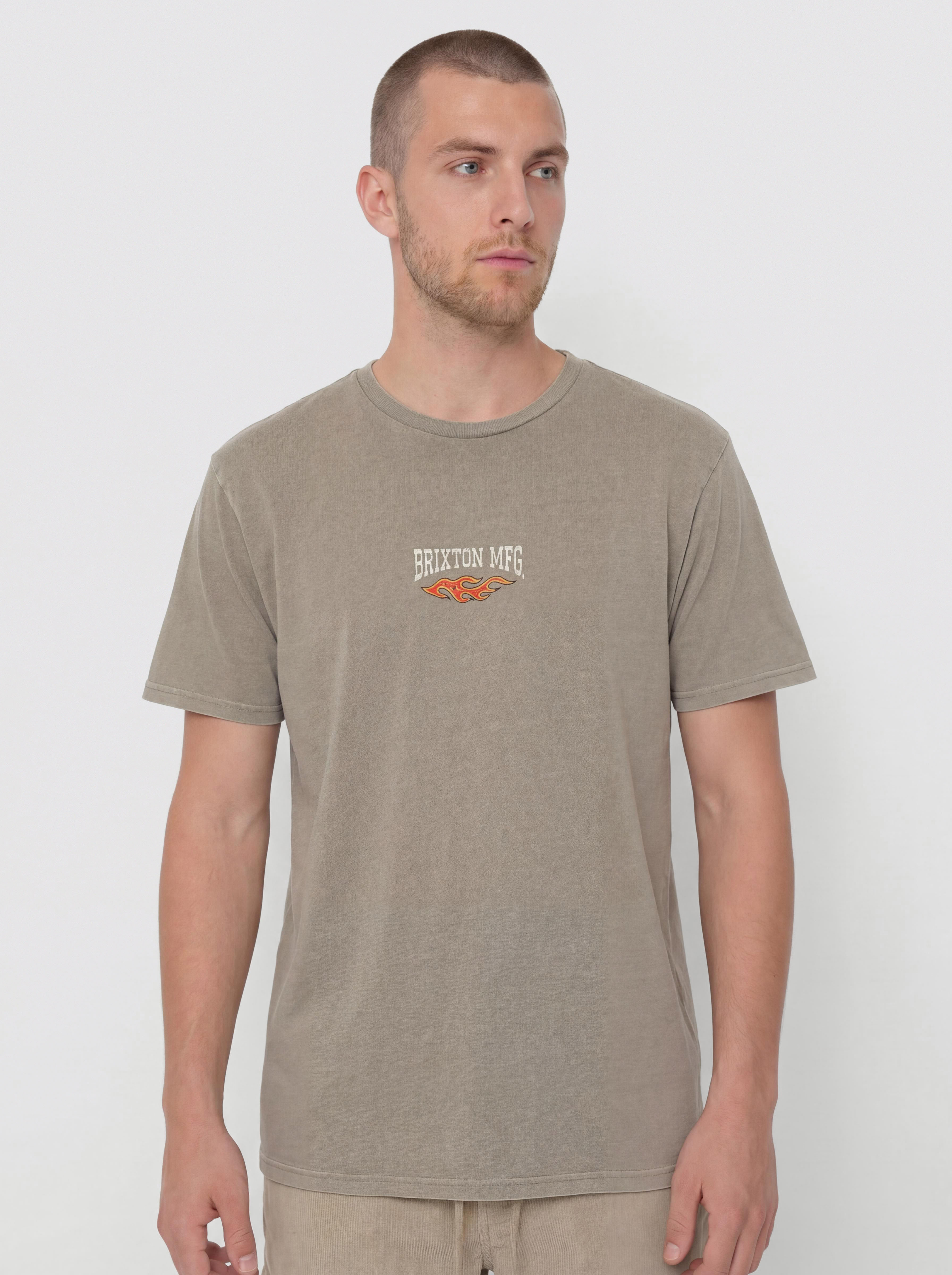 Футболка Brixton Hardee Stt (cinder worn wash)