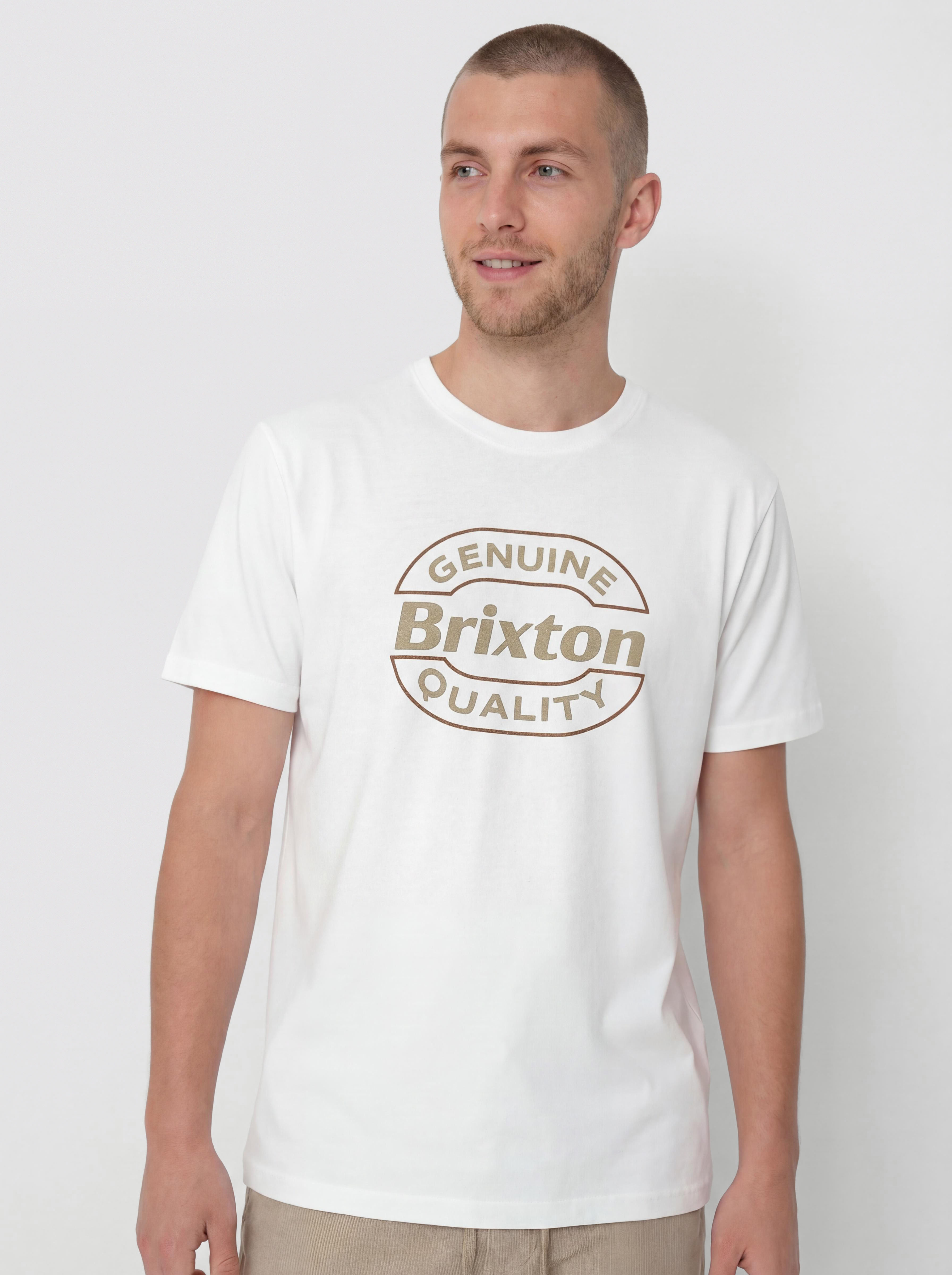 Футболка Brixton Keaton Tlrt (white/red)
