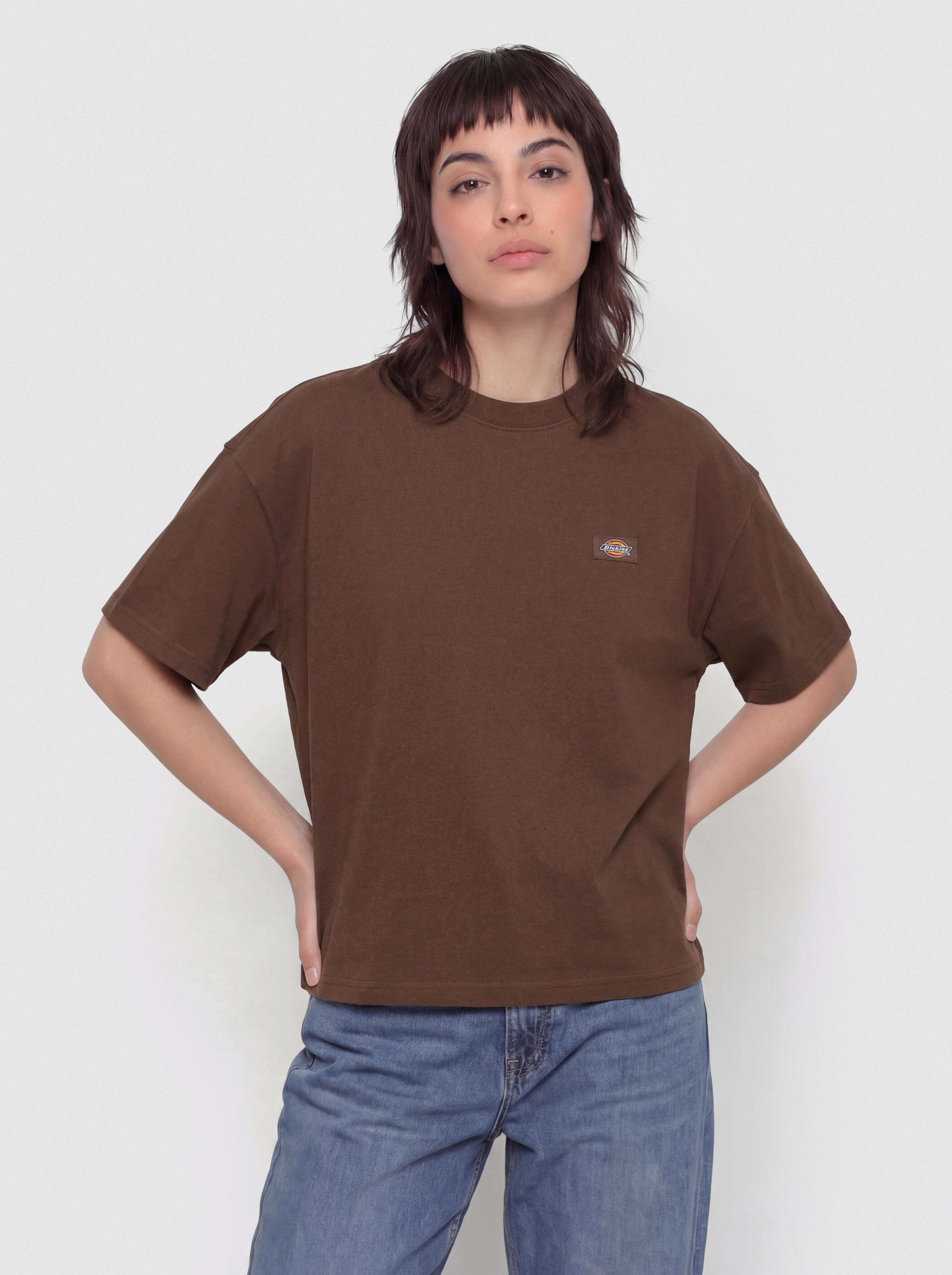 Футболка Dickies Oakport Boxy Wmn (timber brown)