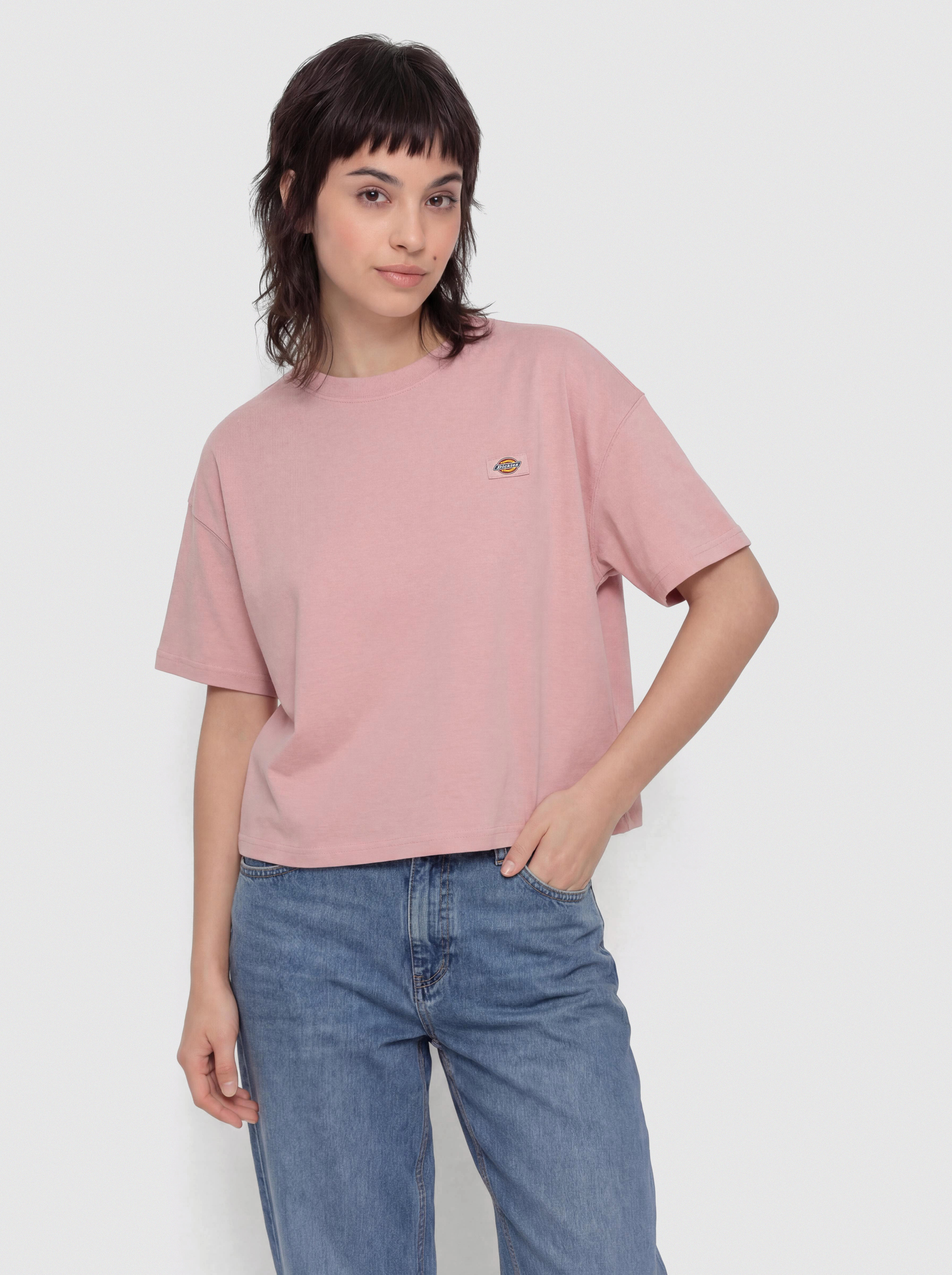 Футболка Dickies Oakport Boxy Wmn (bridal rose)
