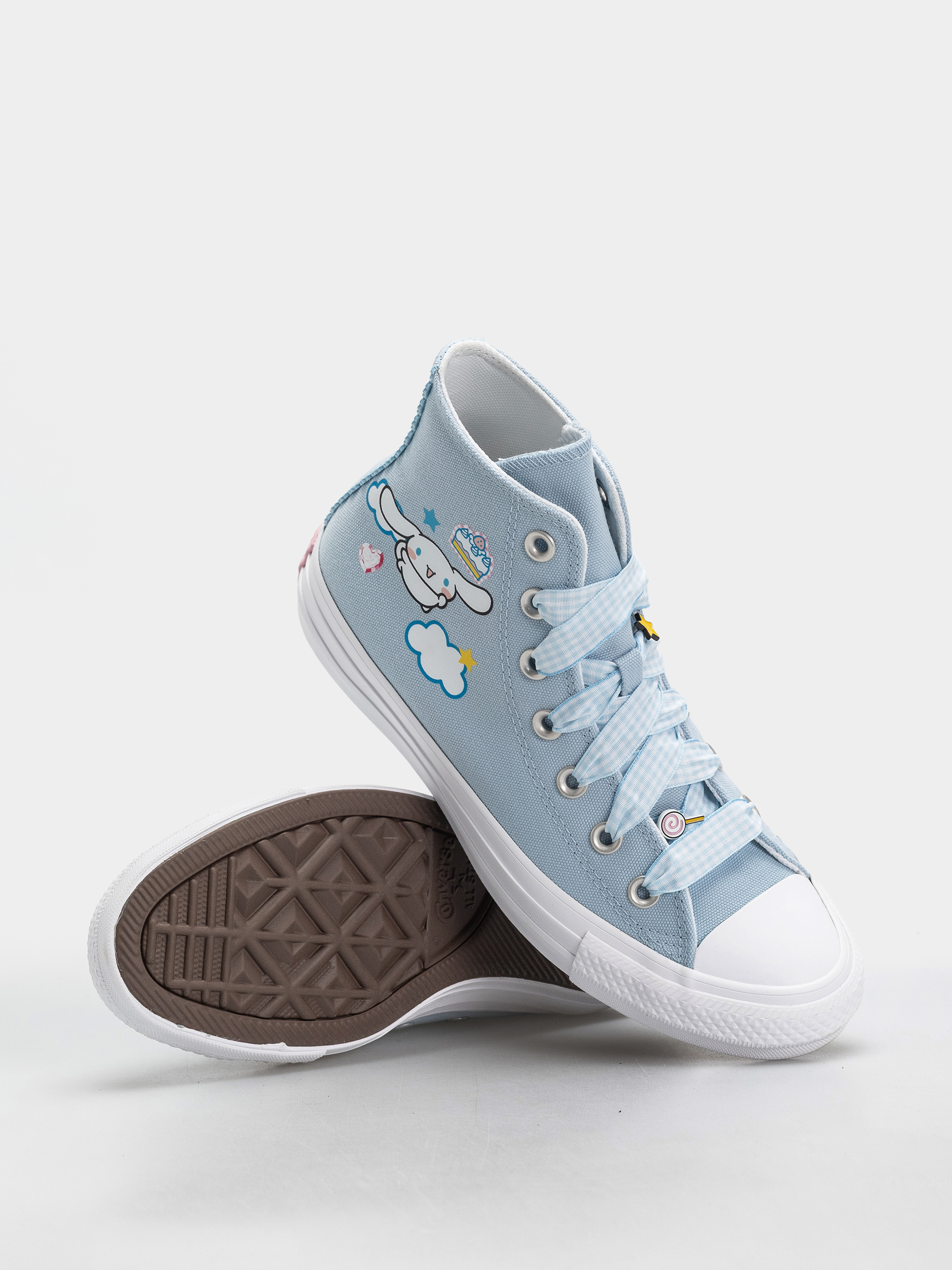 Кеди Converse Chuck Taylor All Star Hi (baby blue/white/pink)