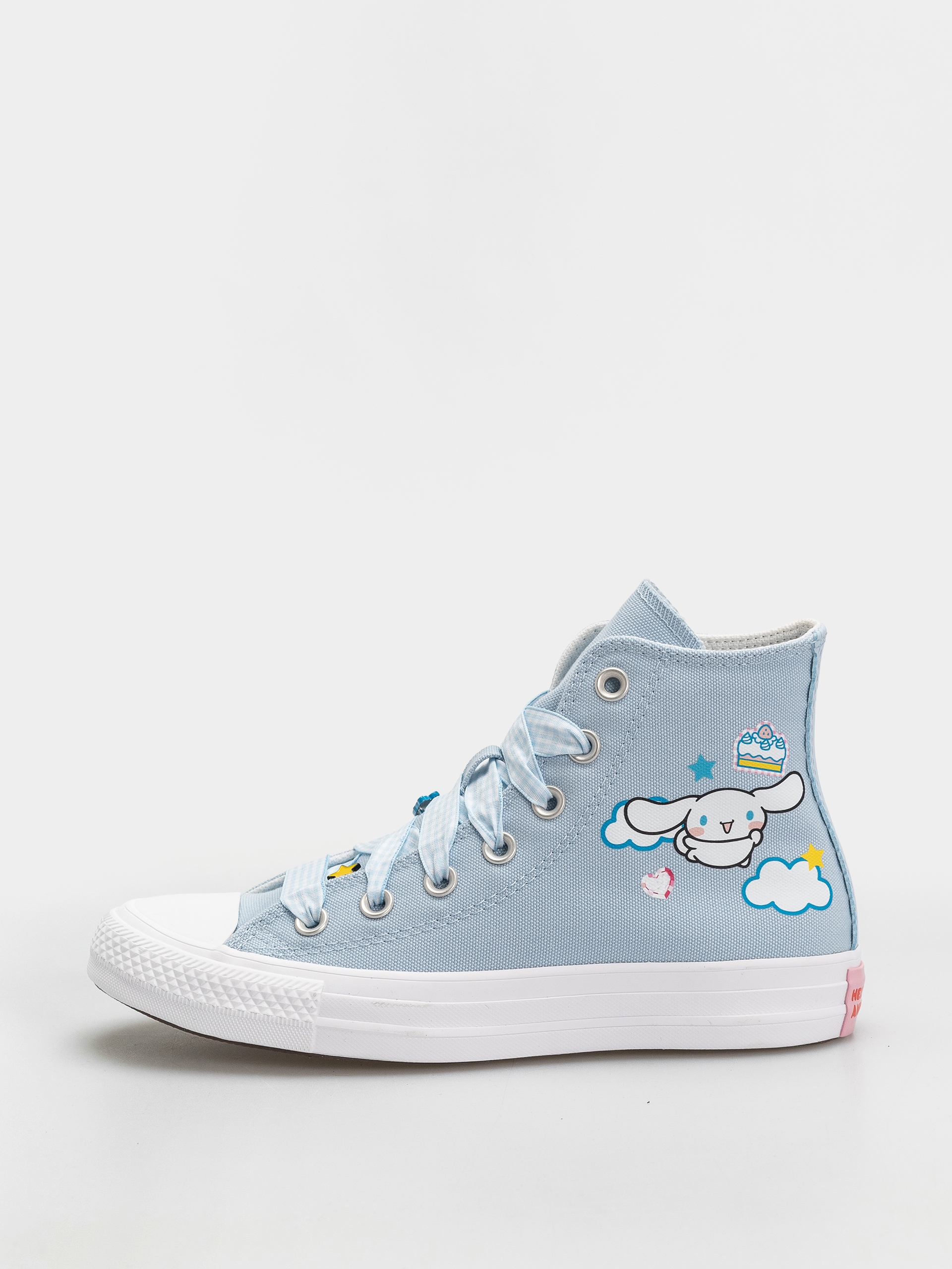 Кеди Converse Chuck Taylor All Star Hi (baby blue/white/pink)