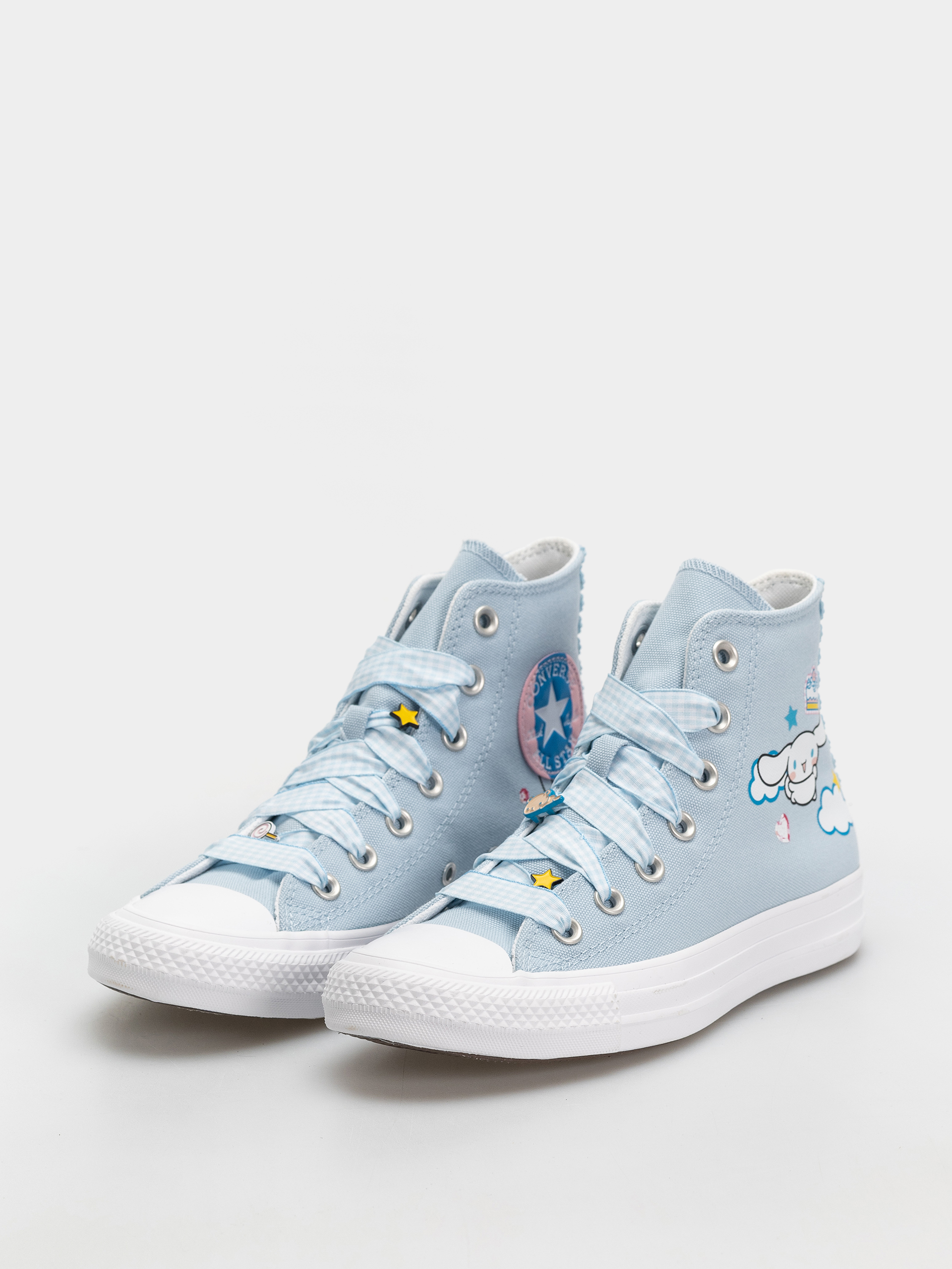 Кеди Converse Chuck Taylor All Star Hi (baby blue/white/pink)