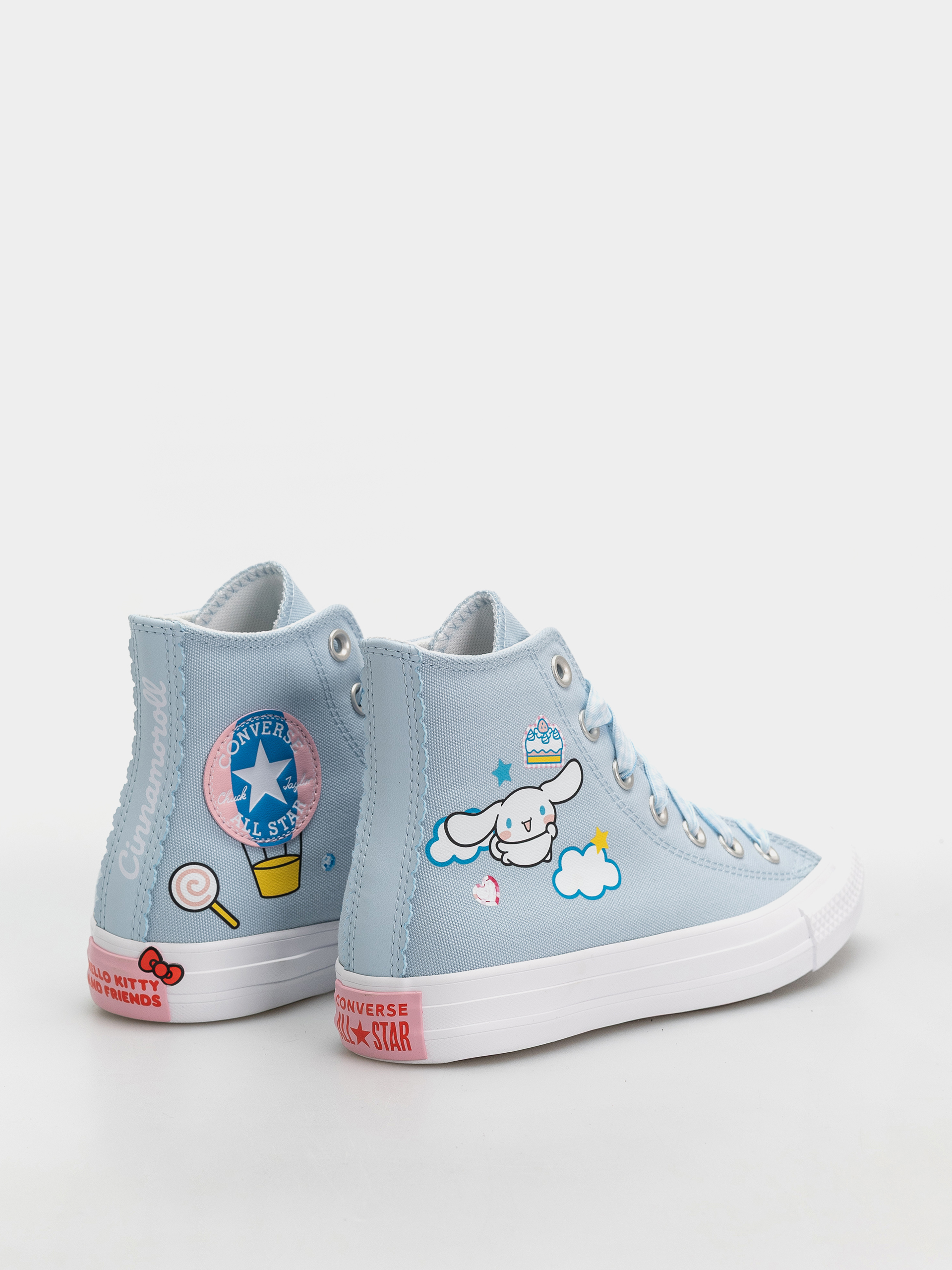 Кеди Converse Chuck Taylor All Star Hi (baby blue/white/pink)