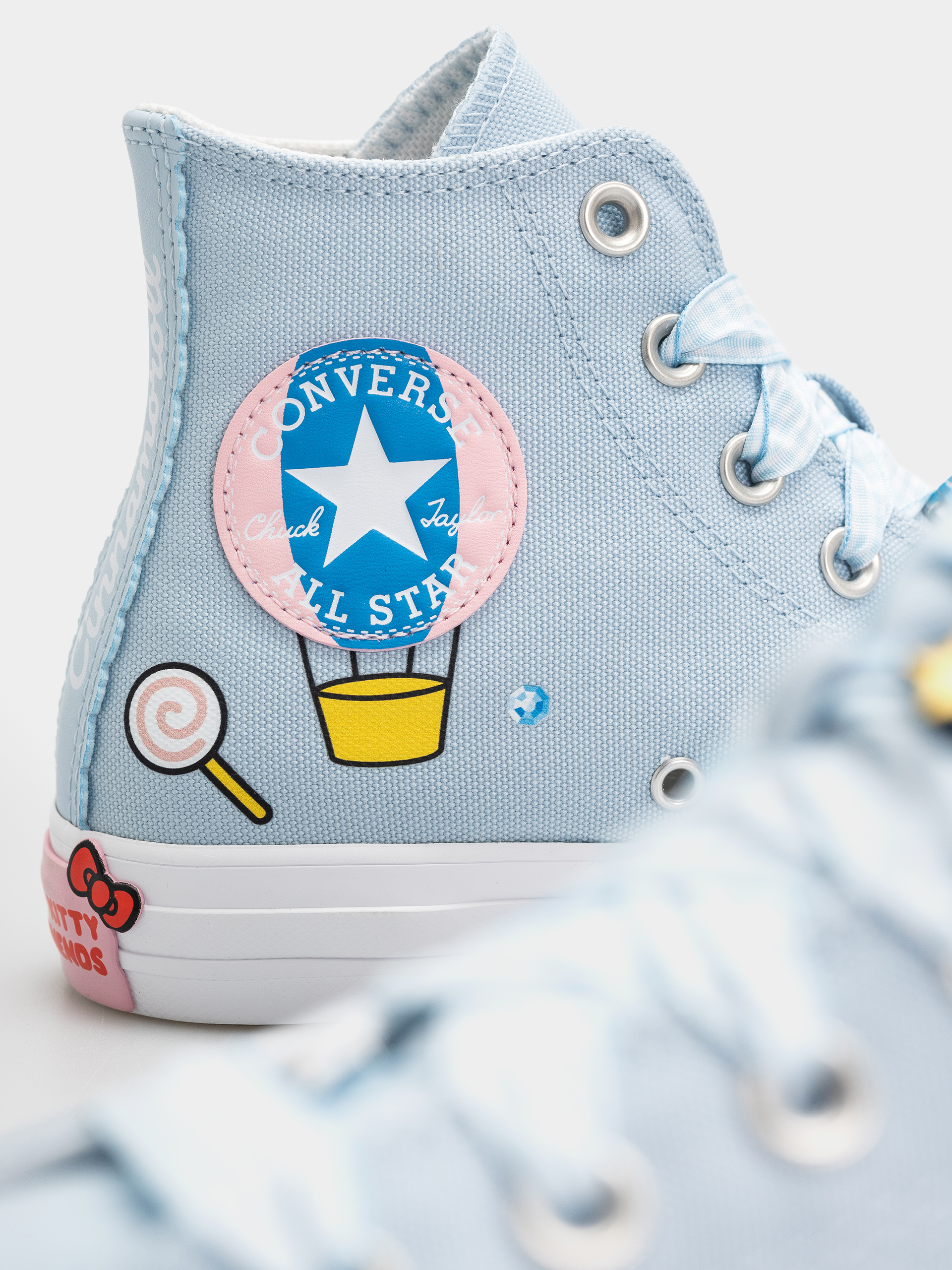 Кеди Converse Chuck Taylor All Star Hi (baby blue/white/pink)