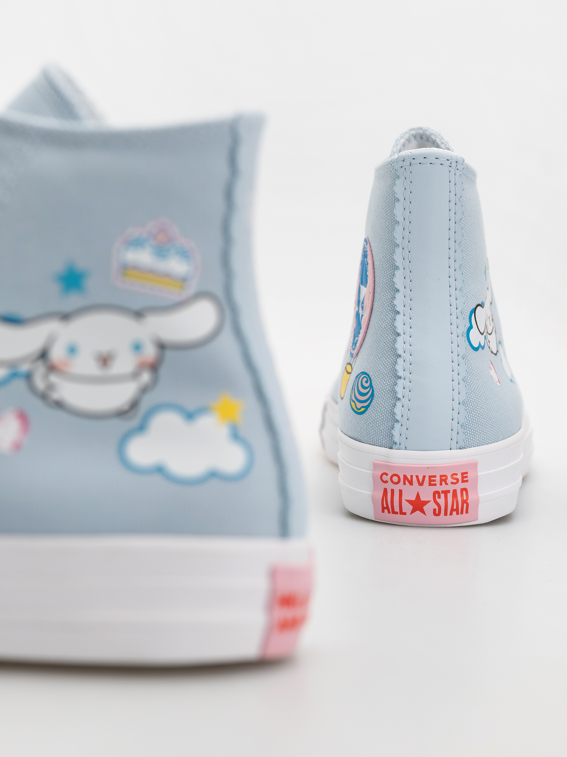 Кеди Converse Chuck Taylor All Star Hi (baby blue/white/pink)