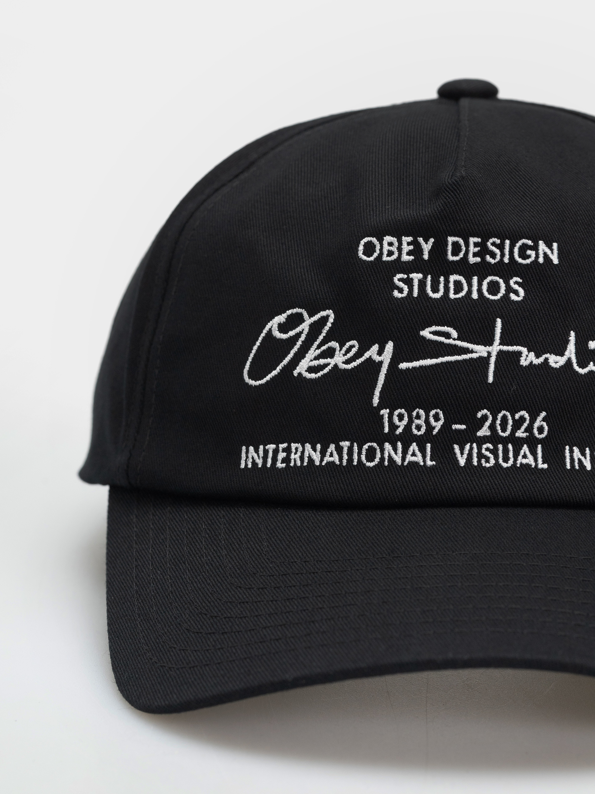 Кепка OBEY Design Studios 5 Panel (black)