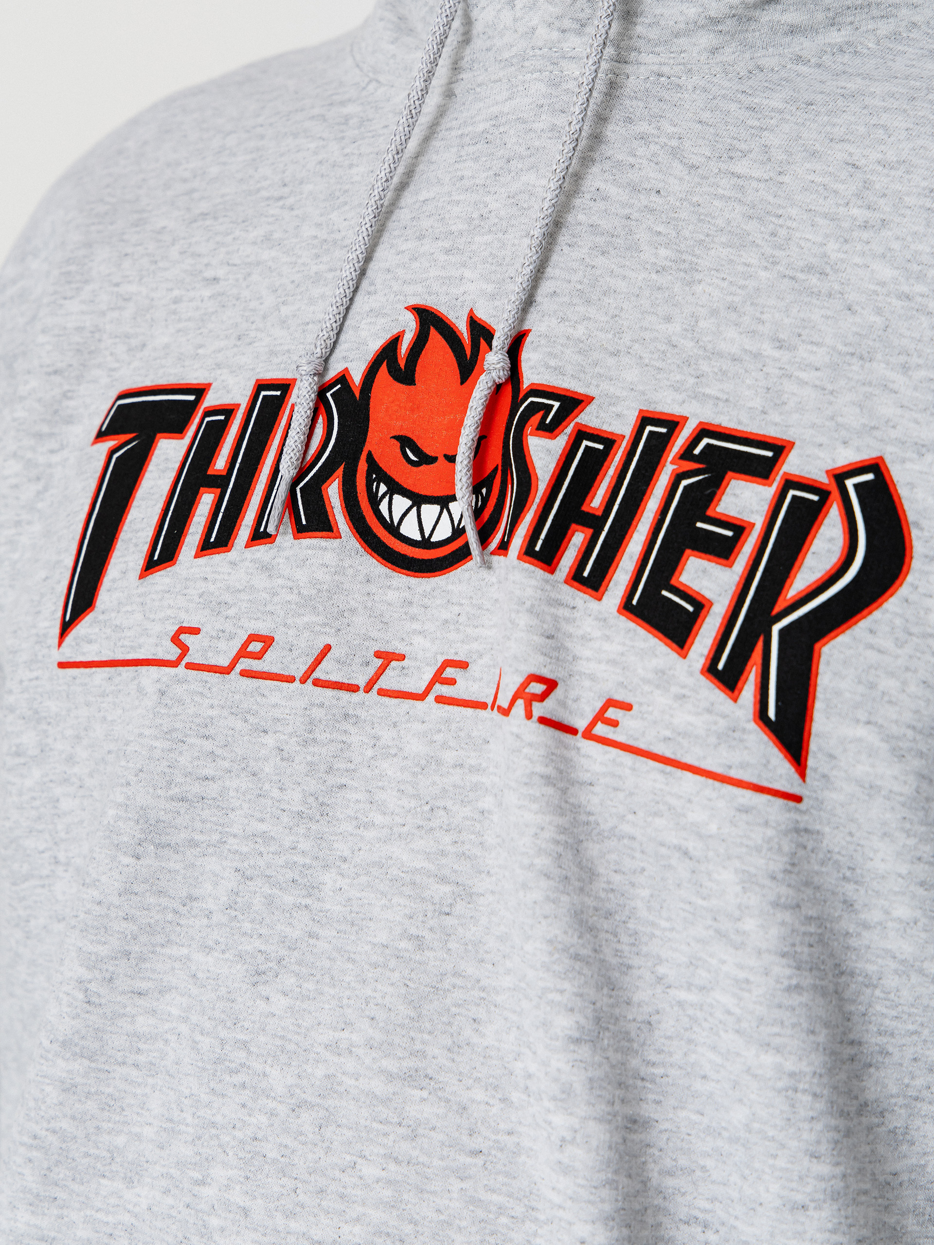 Худі Thrasher x Spitfire Big Head Outline HD (ash)