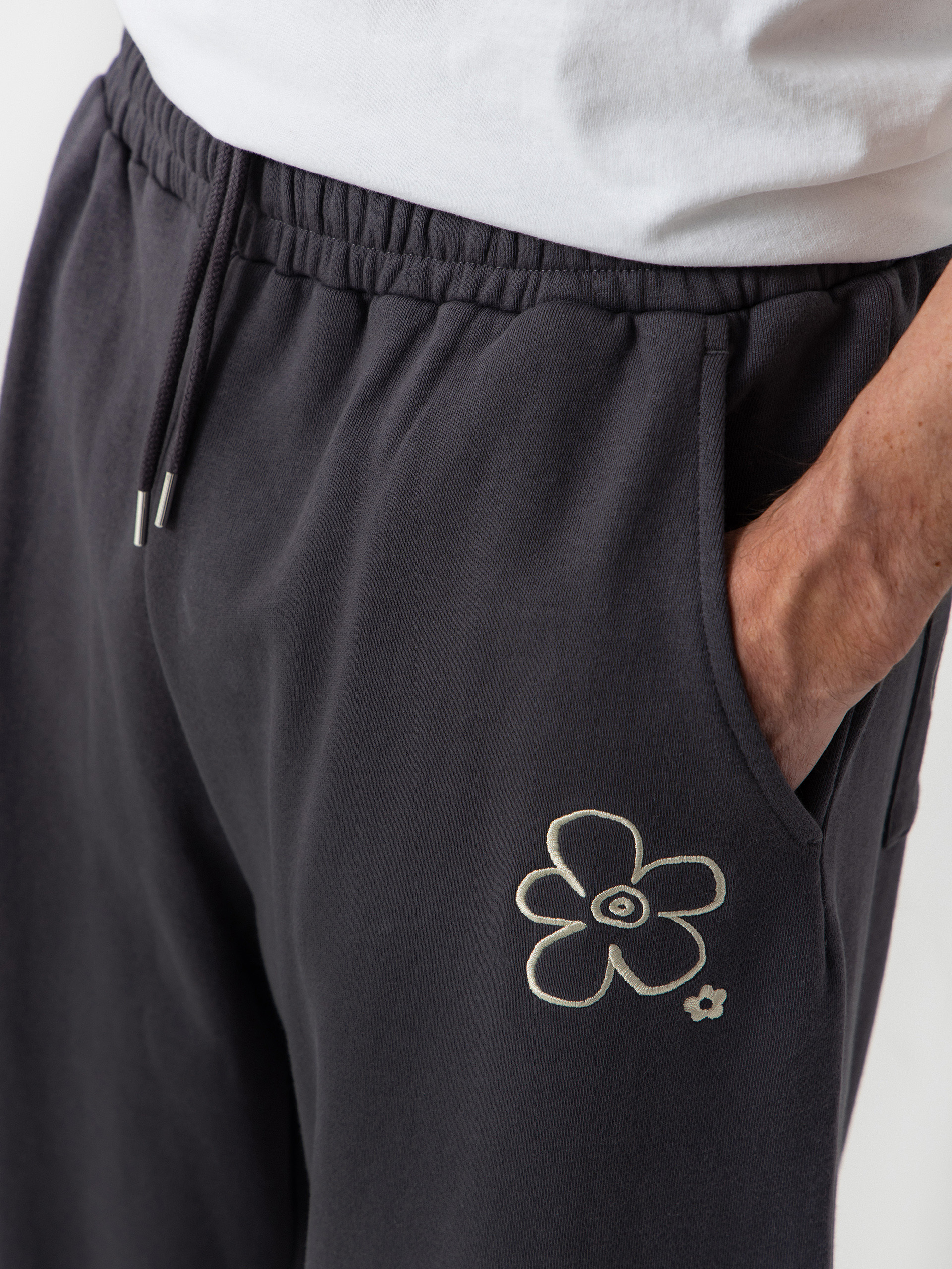 Штани RipNDip Blonded Straight Leg (charcoal)