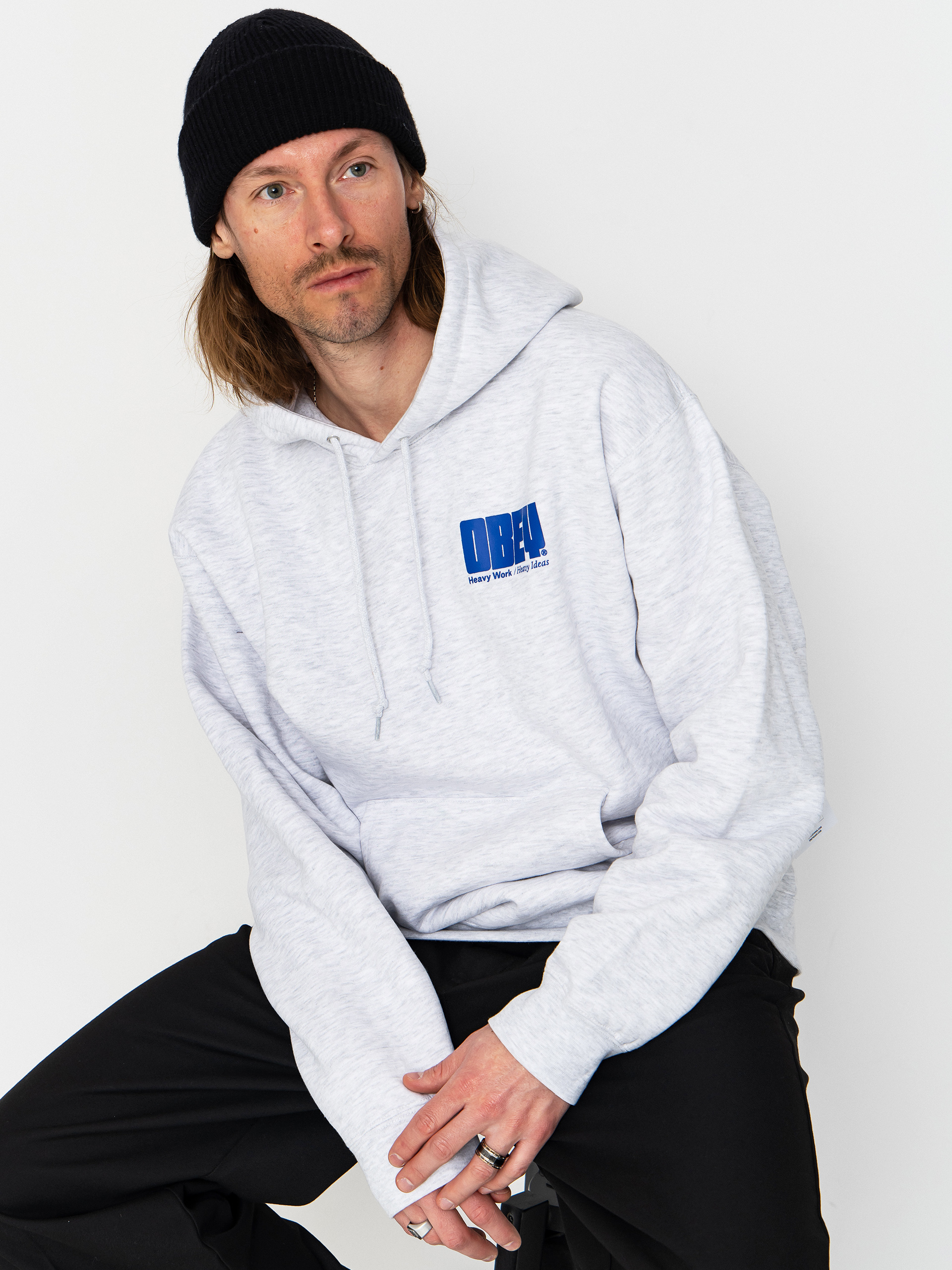 Худі OBEY Heavy Ideas HD (ash grey)