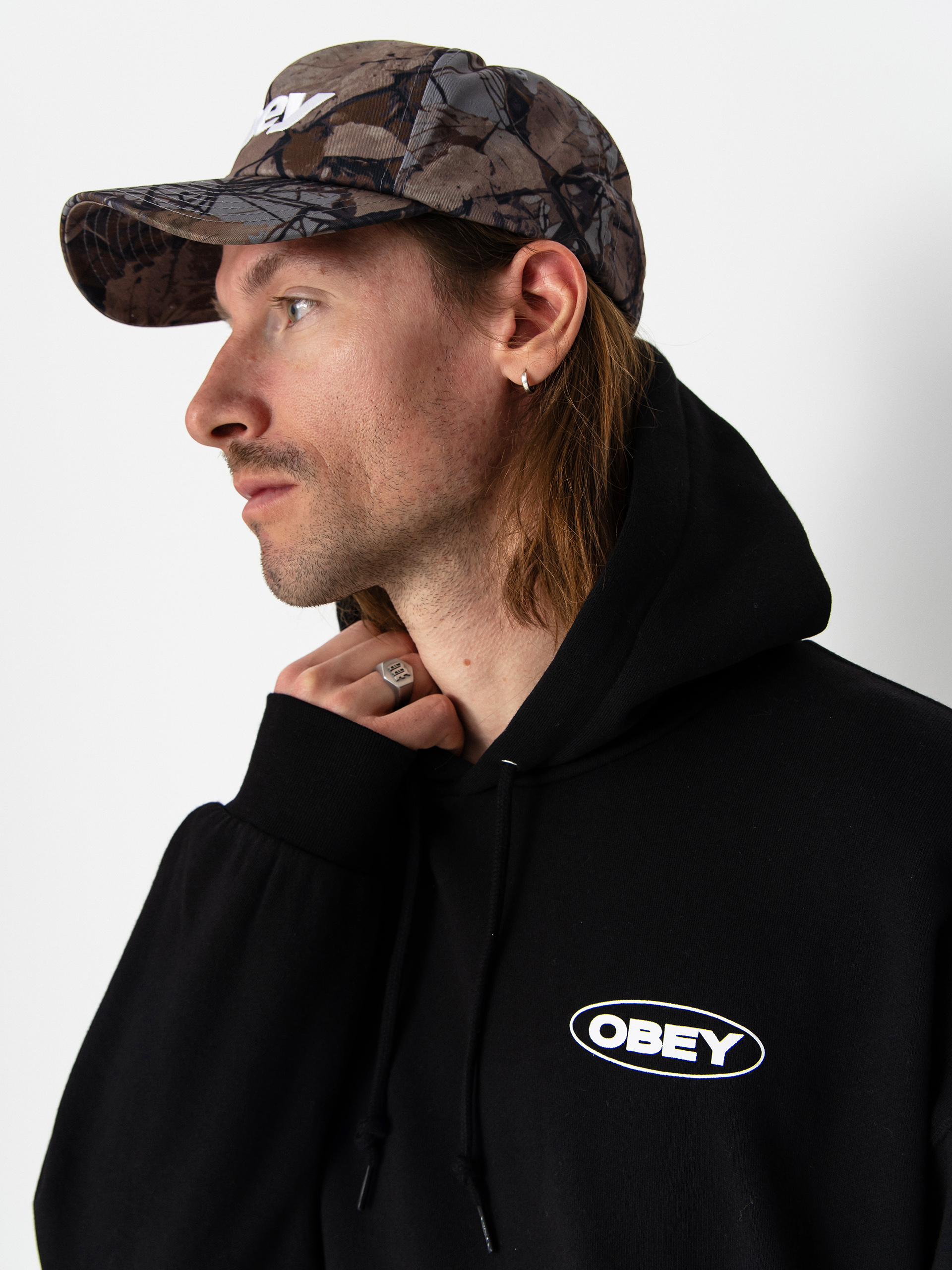 Худі OBEY Oval Cities HD (black)