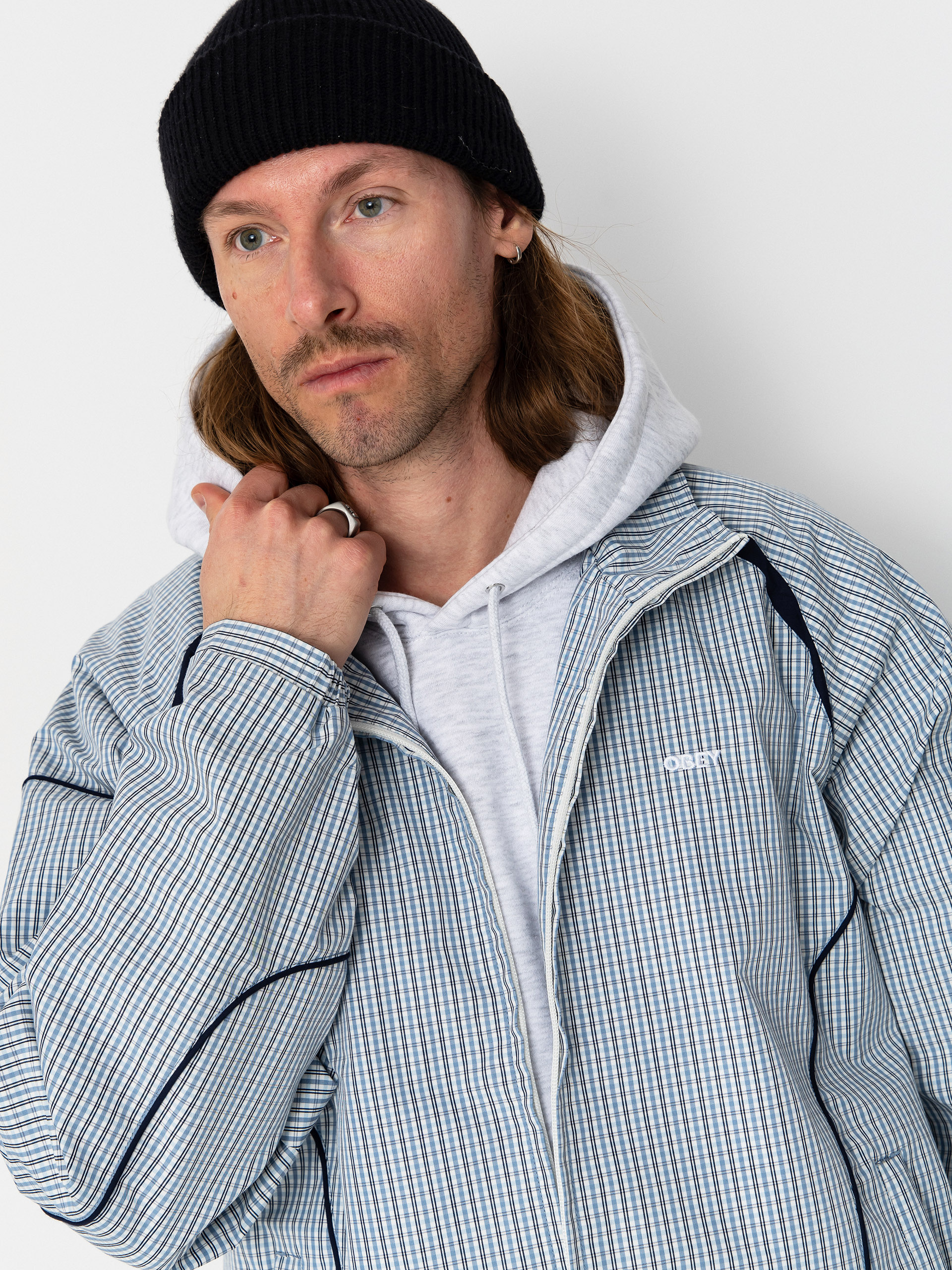 Куртка OBEY Practice Windbreaker (plaid multi)