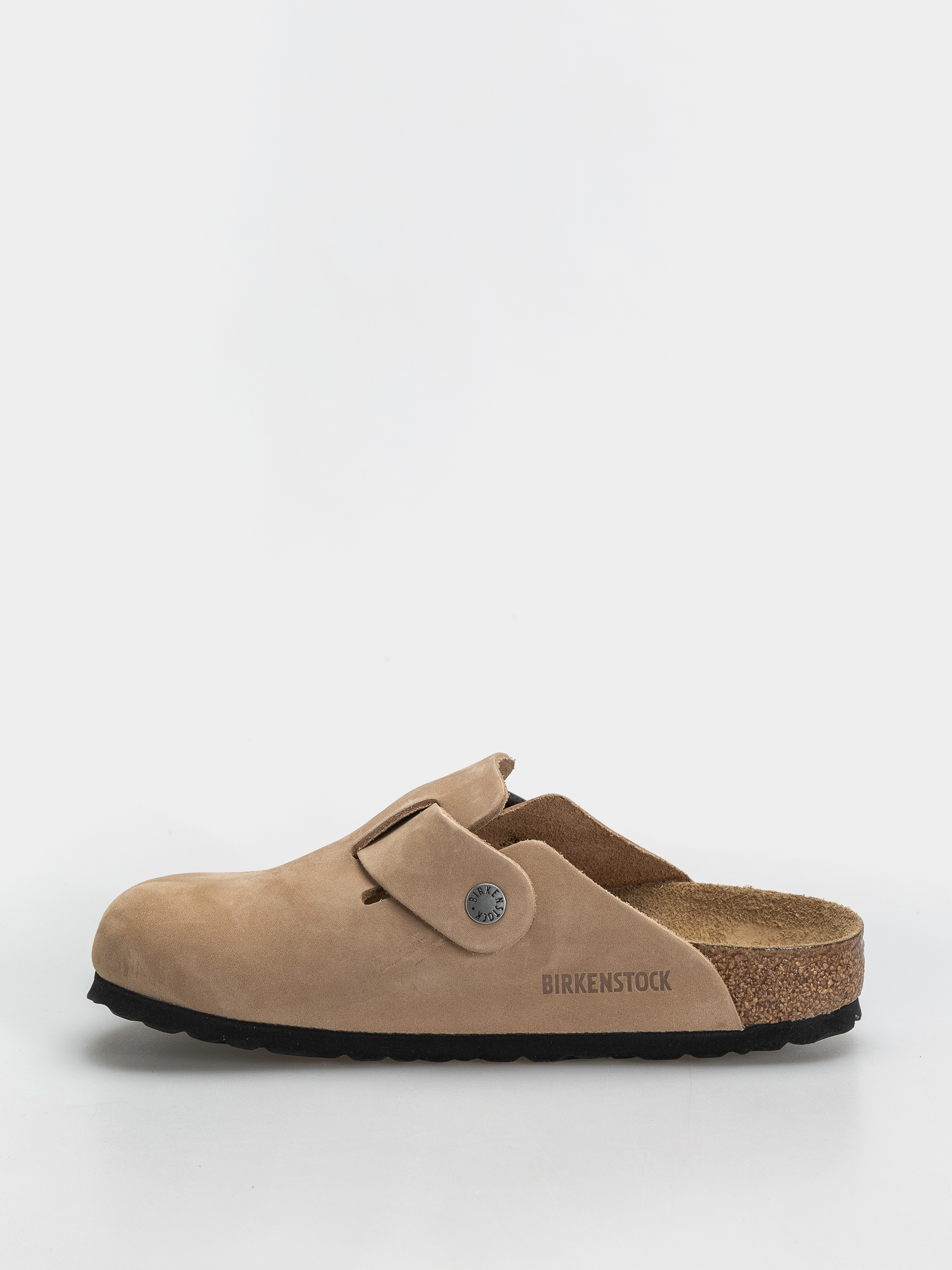 Шльопанці Birkenstock Boston Wire Buckle Nubuck Leather Narrow (sandcastle)