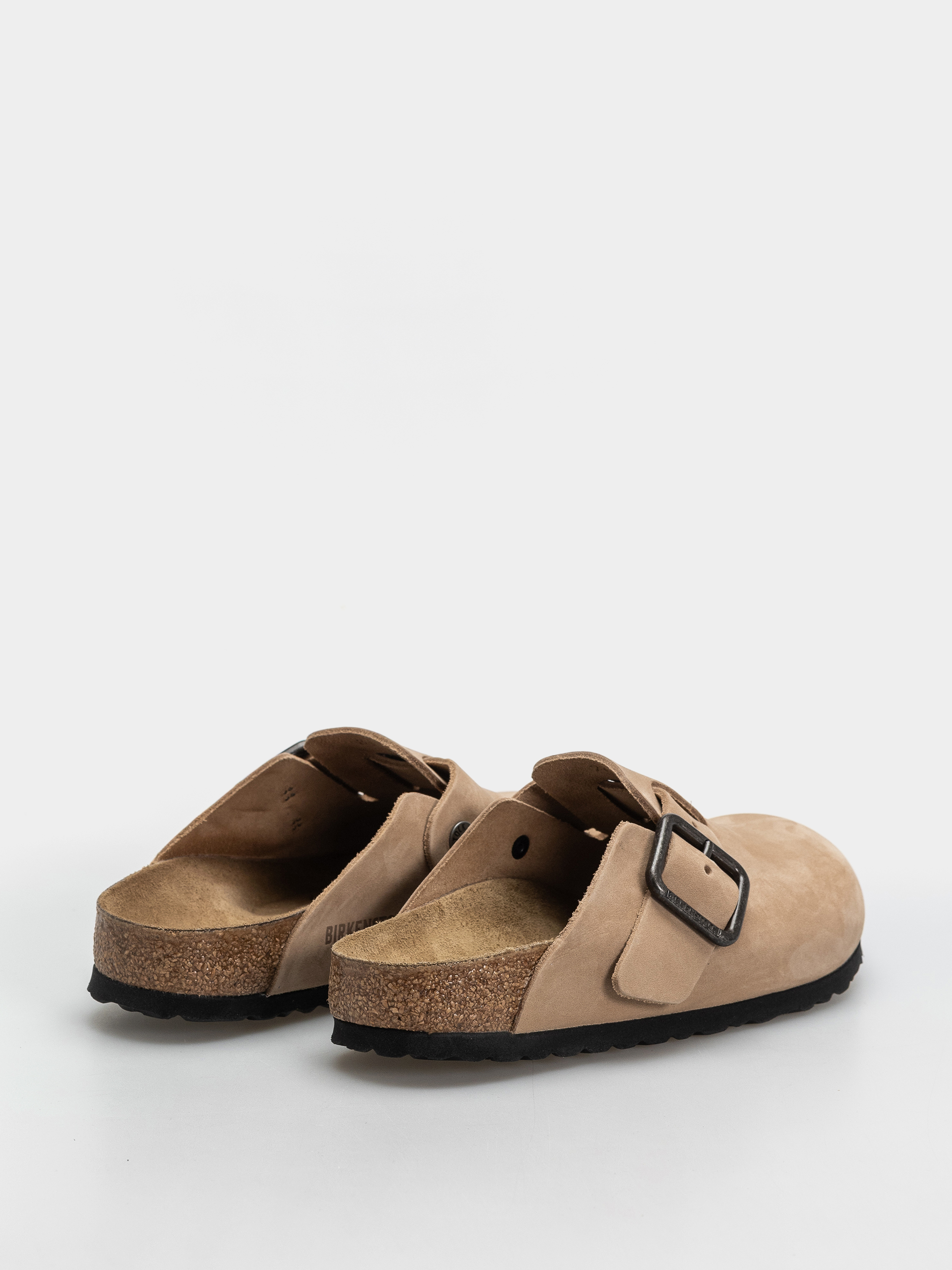 Шльопанці Birkenstock Boston Wire Buckle Nubuck Leather Narrow (sandcastle)