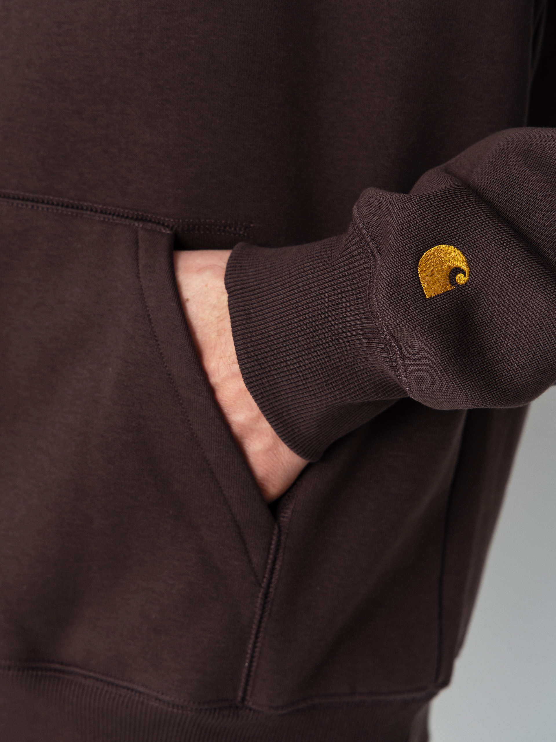 Худі Carhartt WIP Chase HD (shale/gold)
