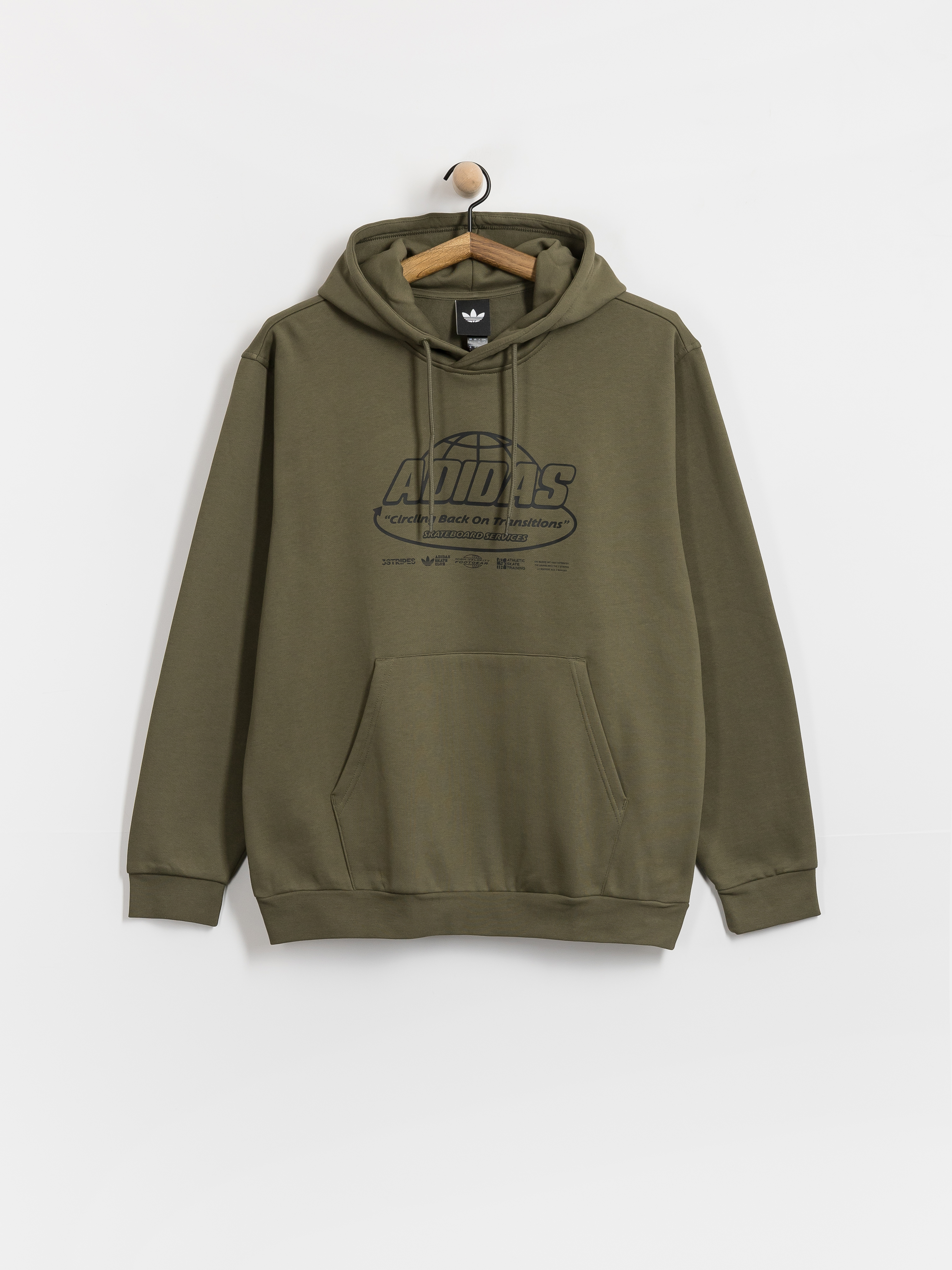 Худі adidas Shmoo Fw HD - коричневий (dbrown/cwhite)