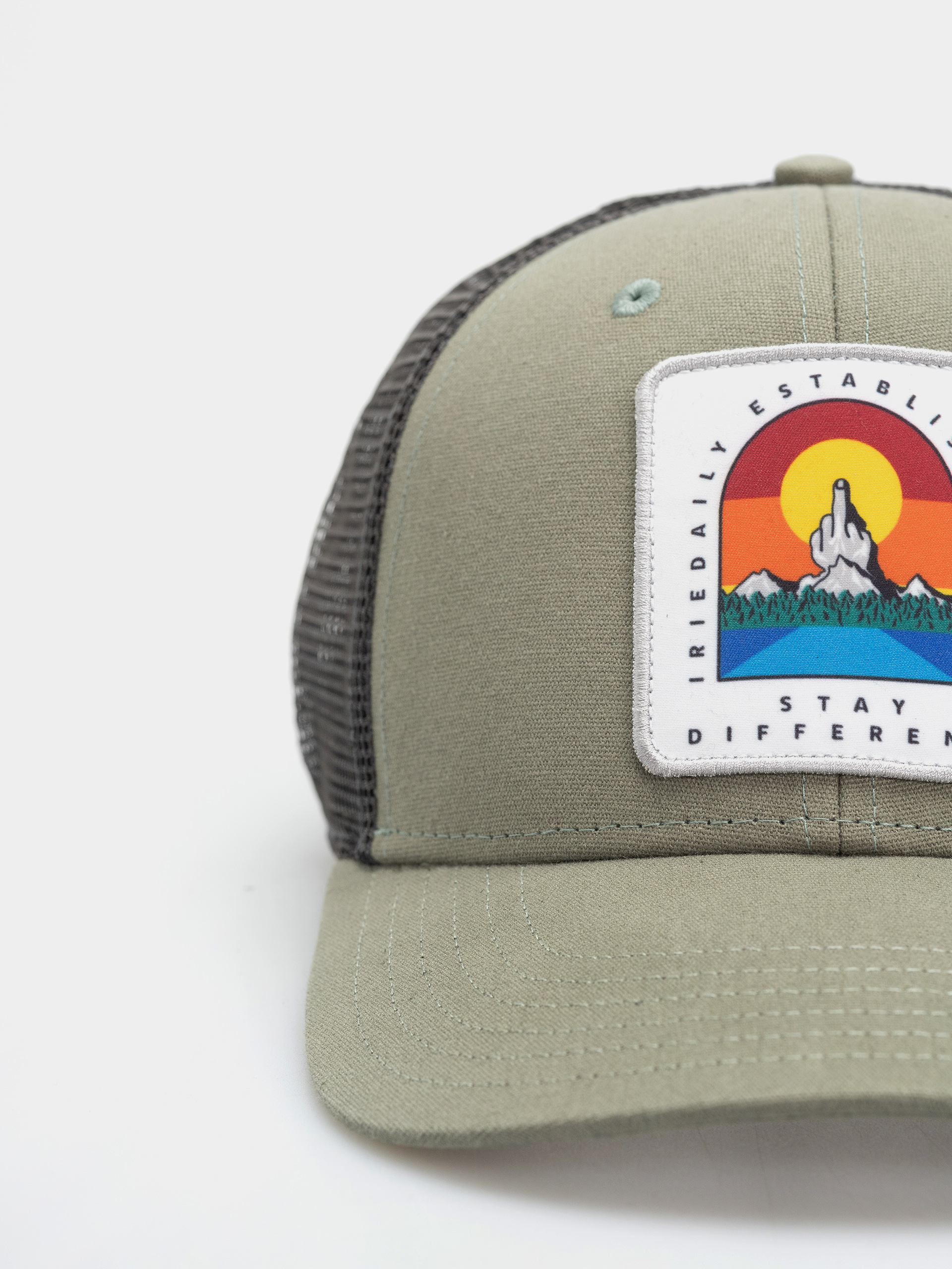 Кепка Iriedaily Stonefinger (olivegrey)