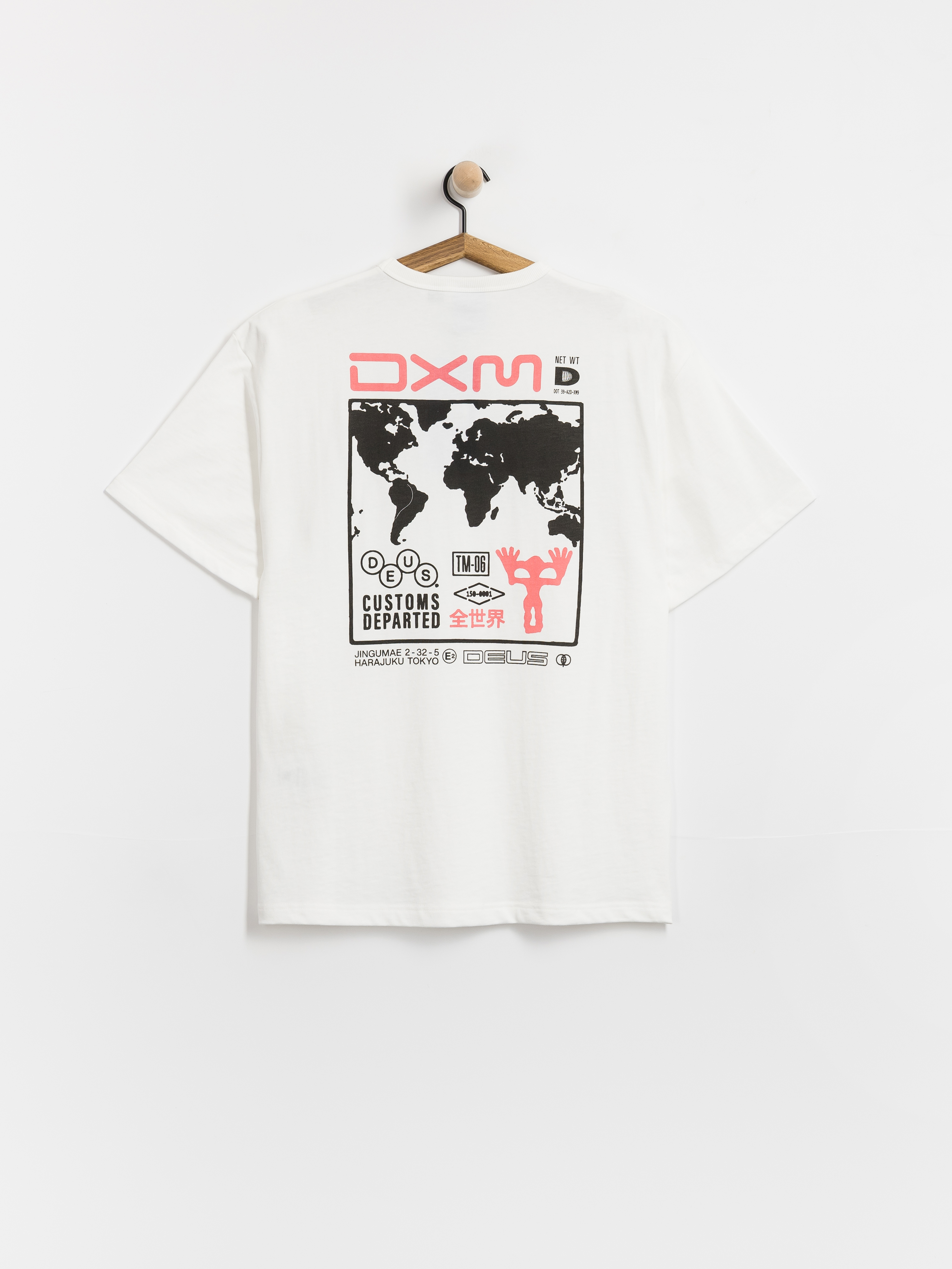 Футболка Deus Ex Machina Departed (vintage white)