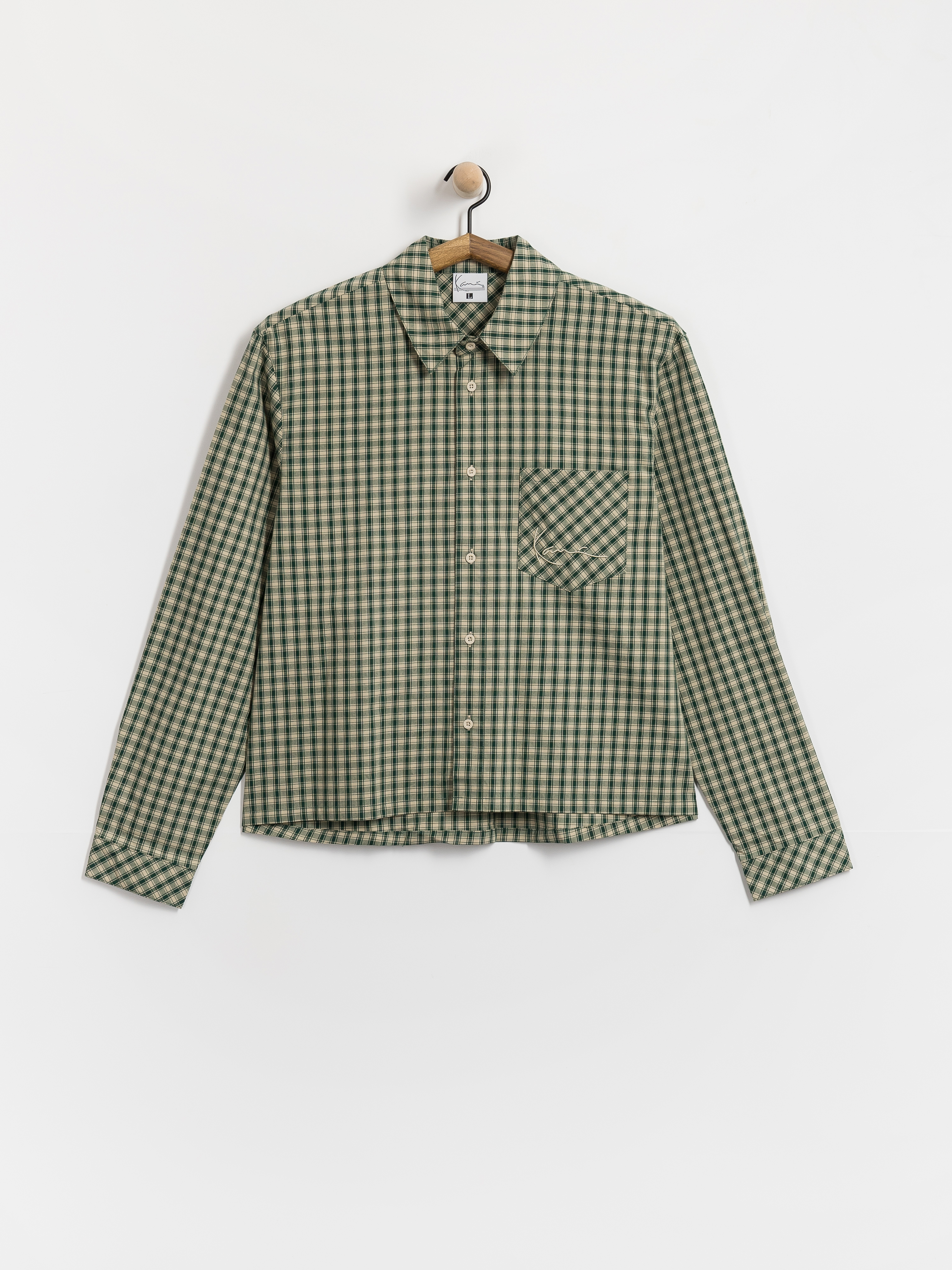 Сорочка Karl Kani Signature Check Boxy (green)