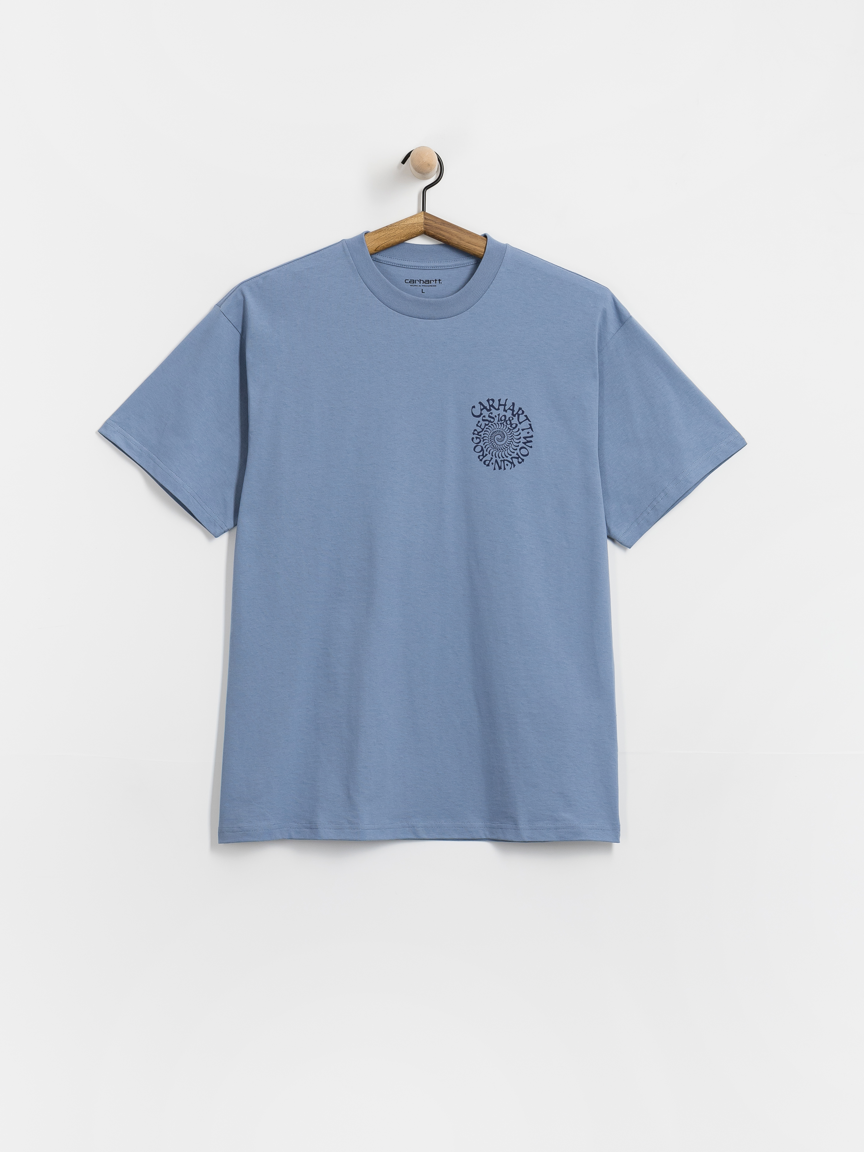 Футболка Carhartt WIP Spirals (gentle blue)