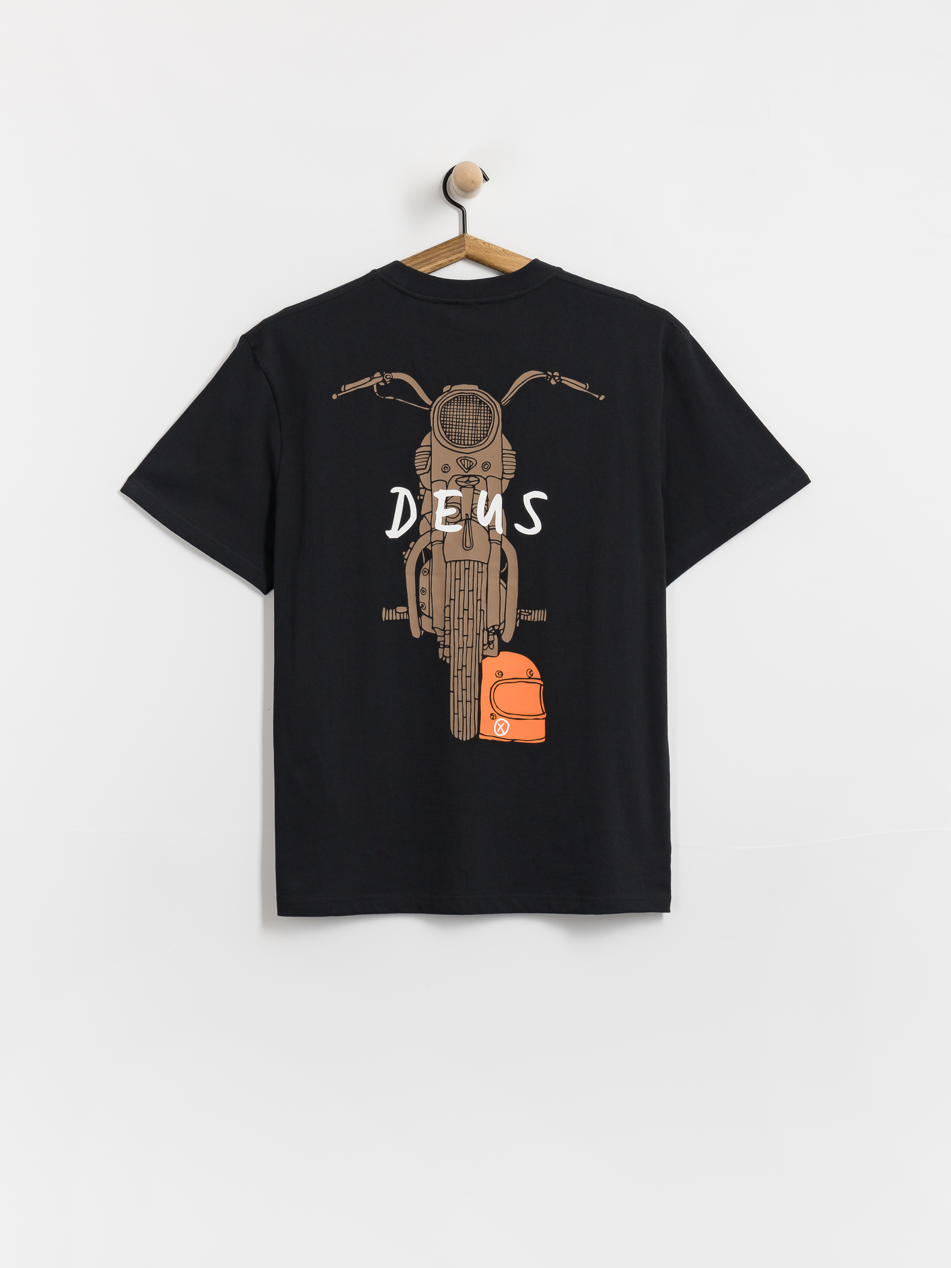 Футболка Deus Ex Machina Frontage - чорний (black)