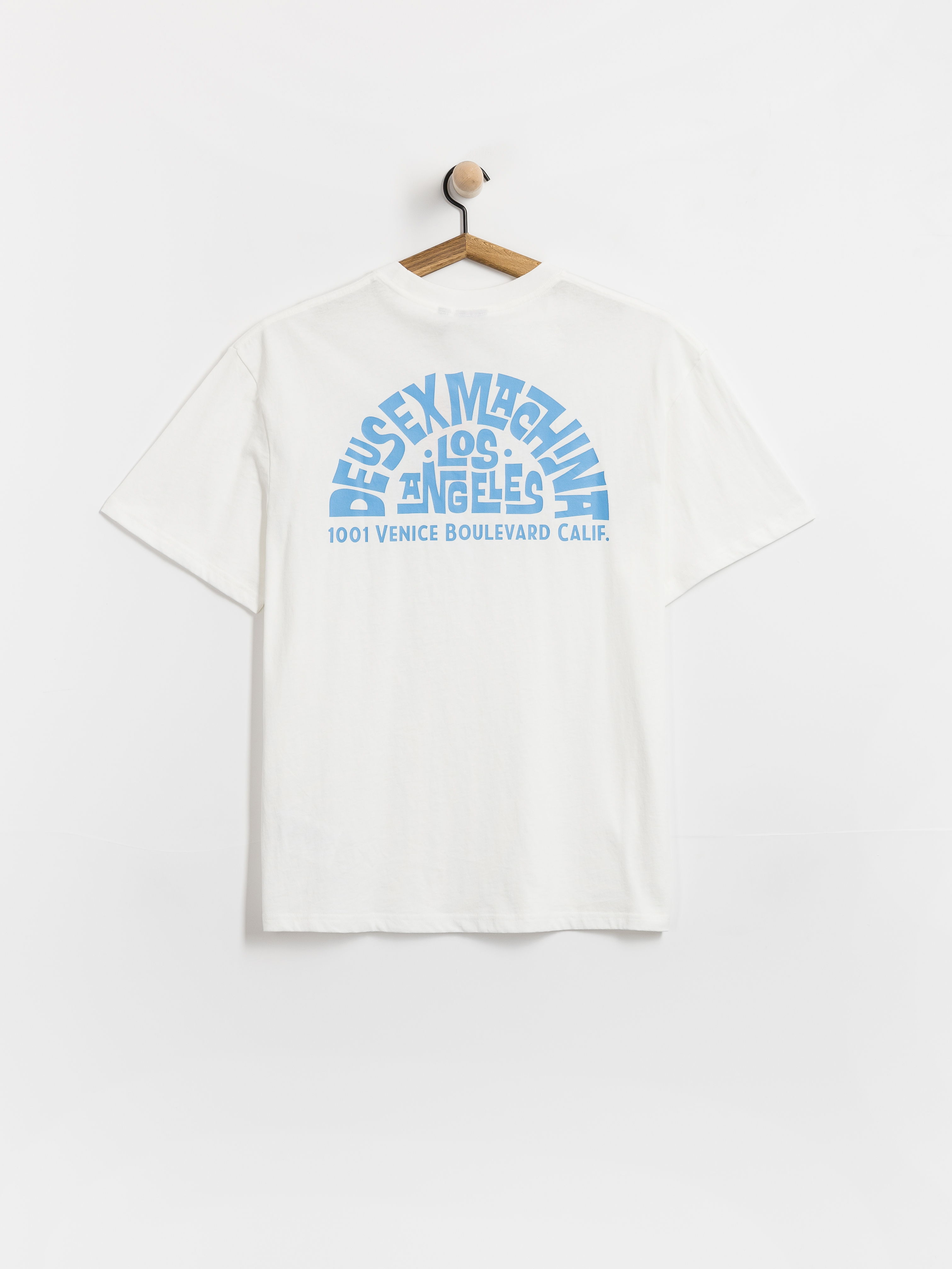 Футболка Deus Ex Machina Los Angeles Address (vintage white)