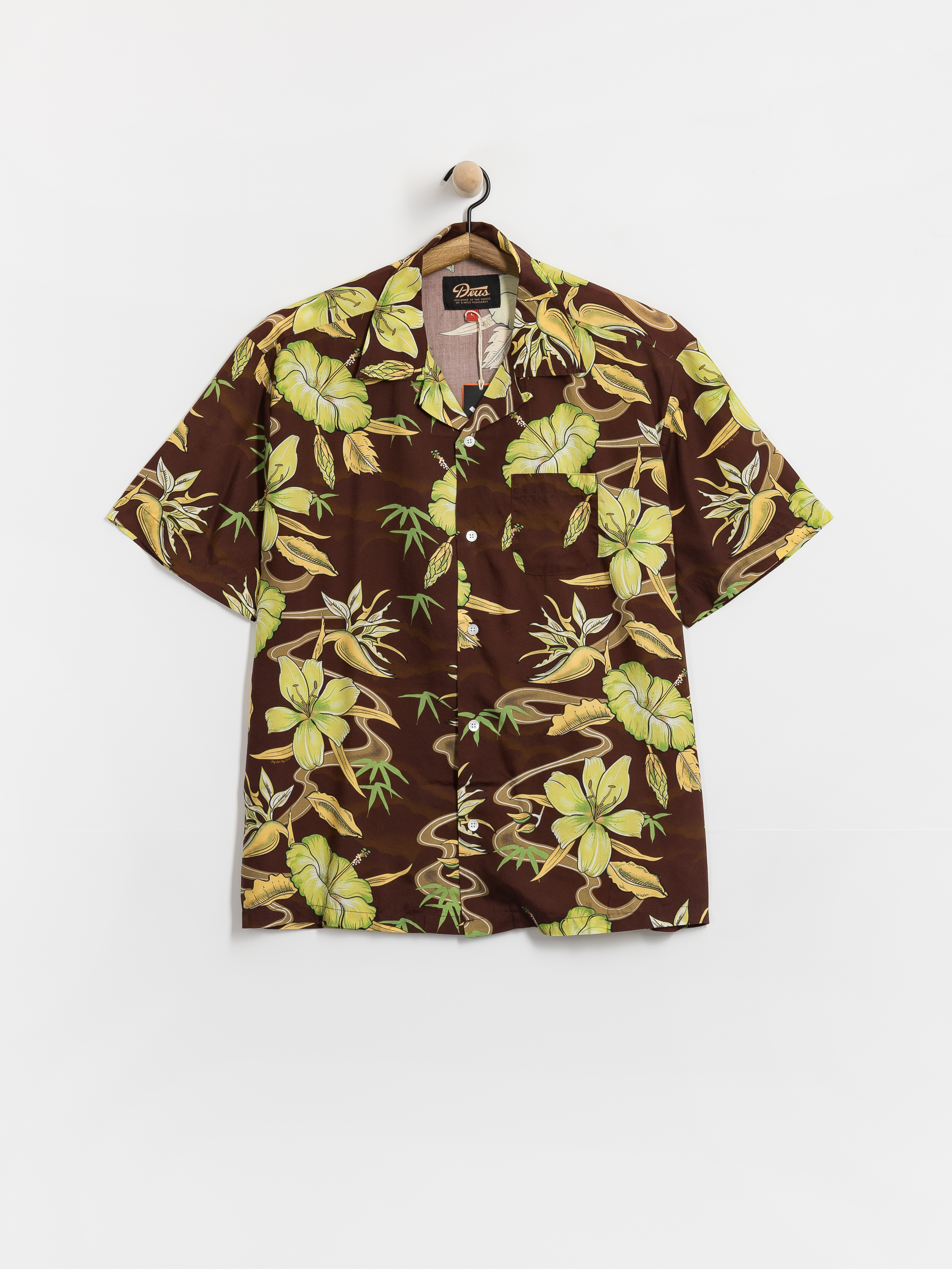 Сорочка Deus Ex Machina Broadus (brown)