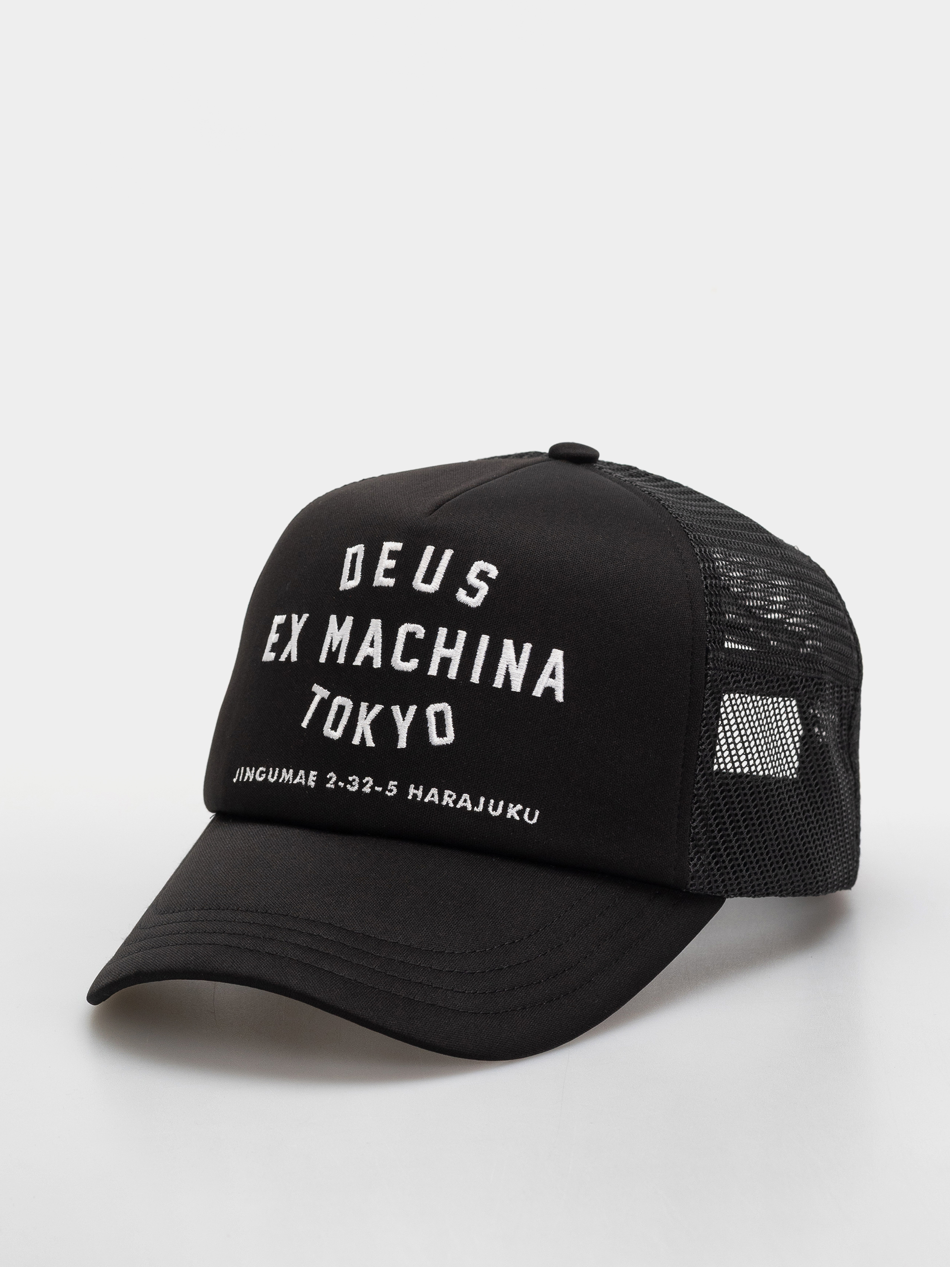 Кепка Deus Ex Machina Harajuku Address (black)