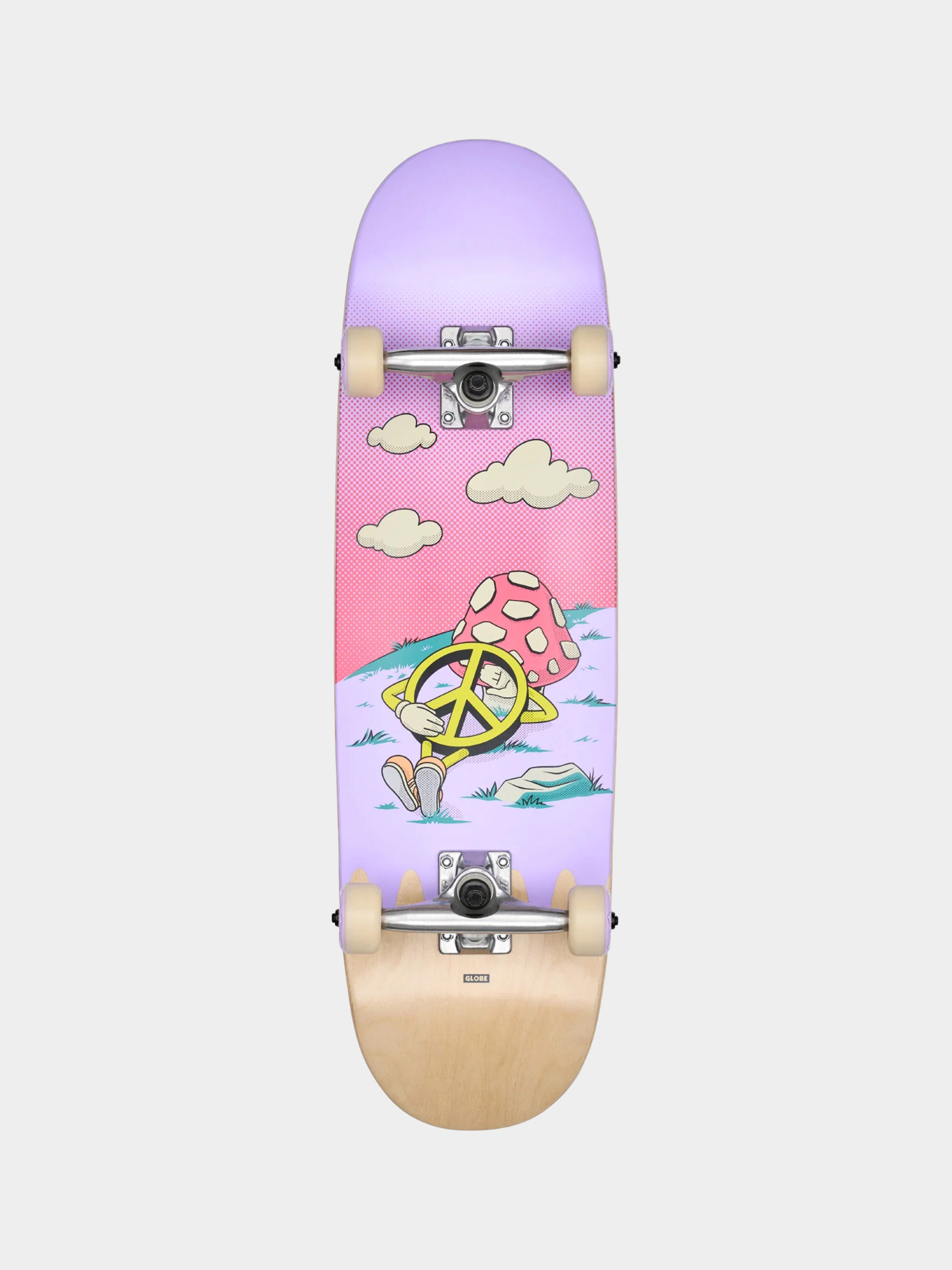 Скейтборд Globe Kids Wide Mid (peace man)